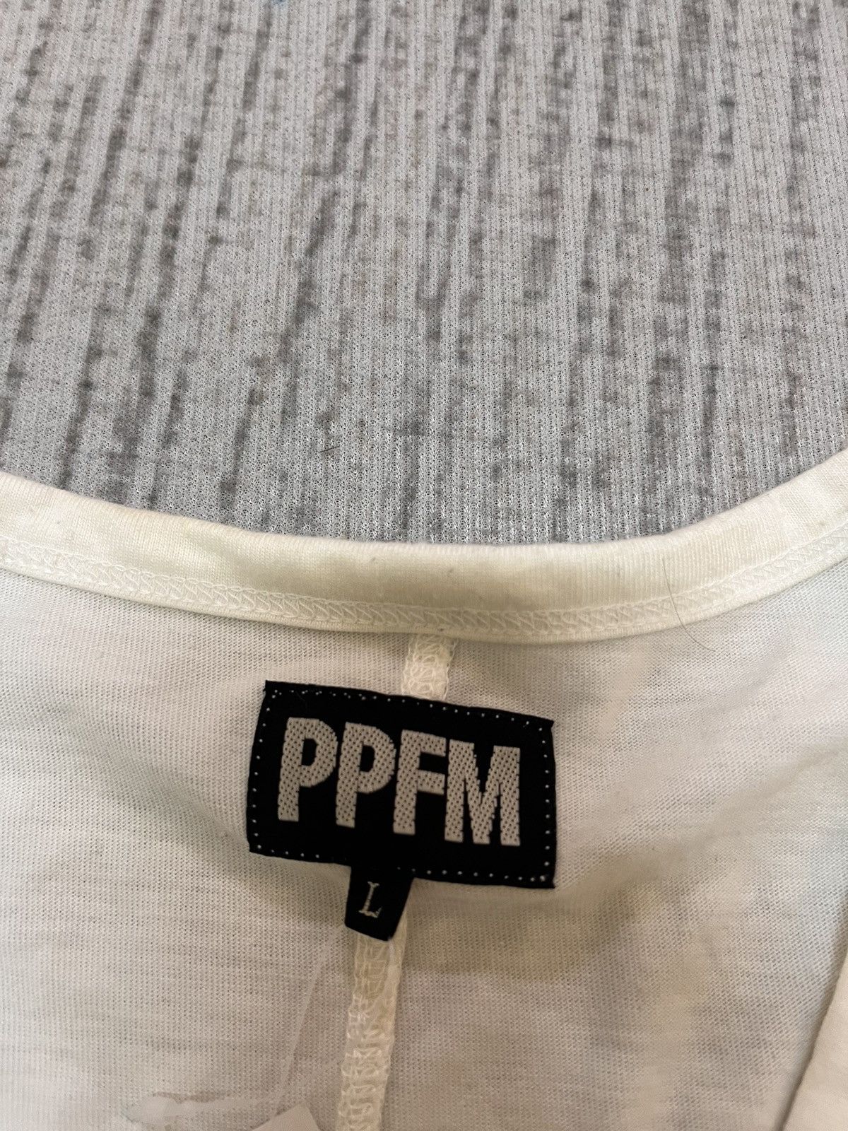 Issey Miyake × Japanese Brand × PPFM Vintage 90s PPFM tshirt Size US L / EU 52-54 / 3 - 3 Thumbnail