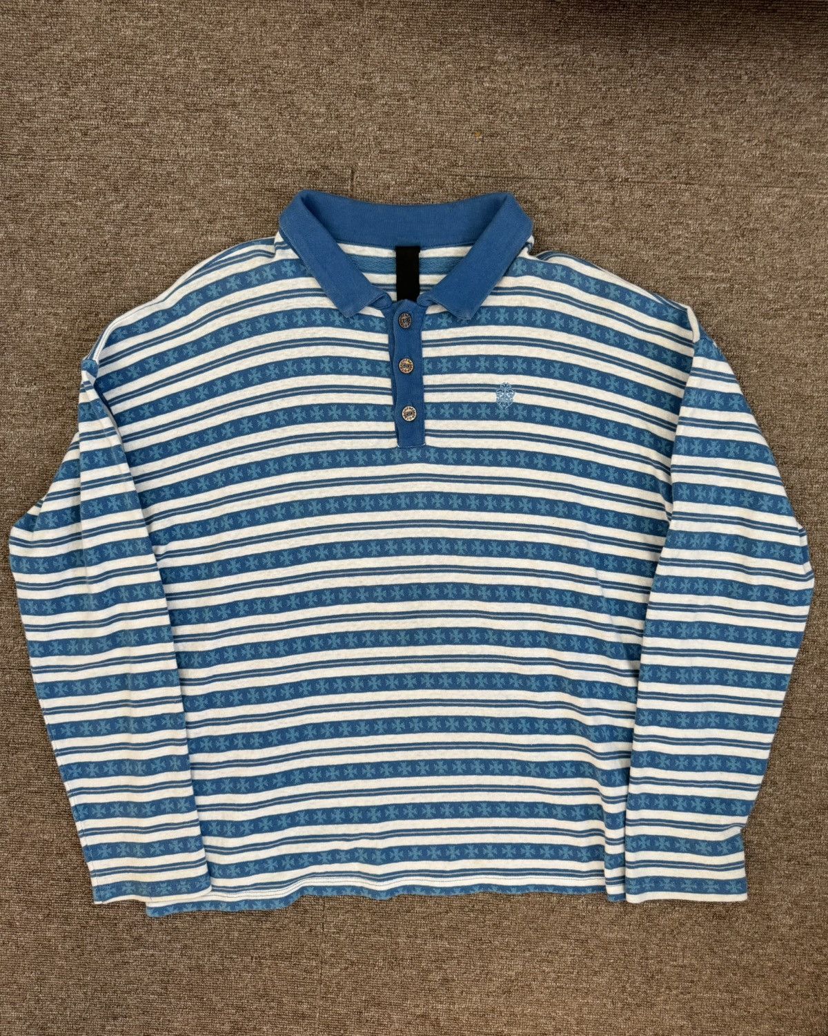 Chrome Hearts Chrome Hearts Mattyboy Stripe Longsleeve Tshirts Size US L / EU 52-54 / 3 - 1 Thumbnail
