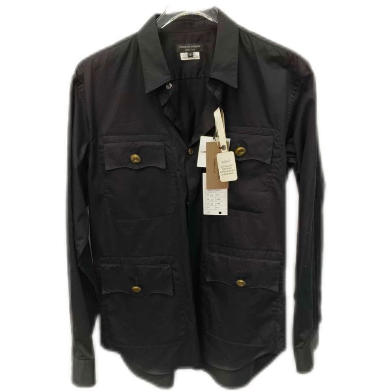 Comme des Garcons Comme Des Garcons Black long sleeved shirt 2505-Nextarrow Size US M / EU 48-50 / 2 - 1 Thumbnail