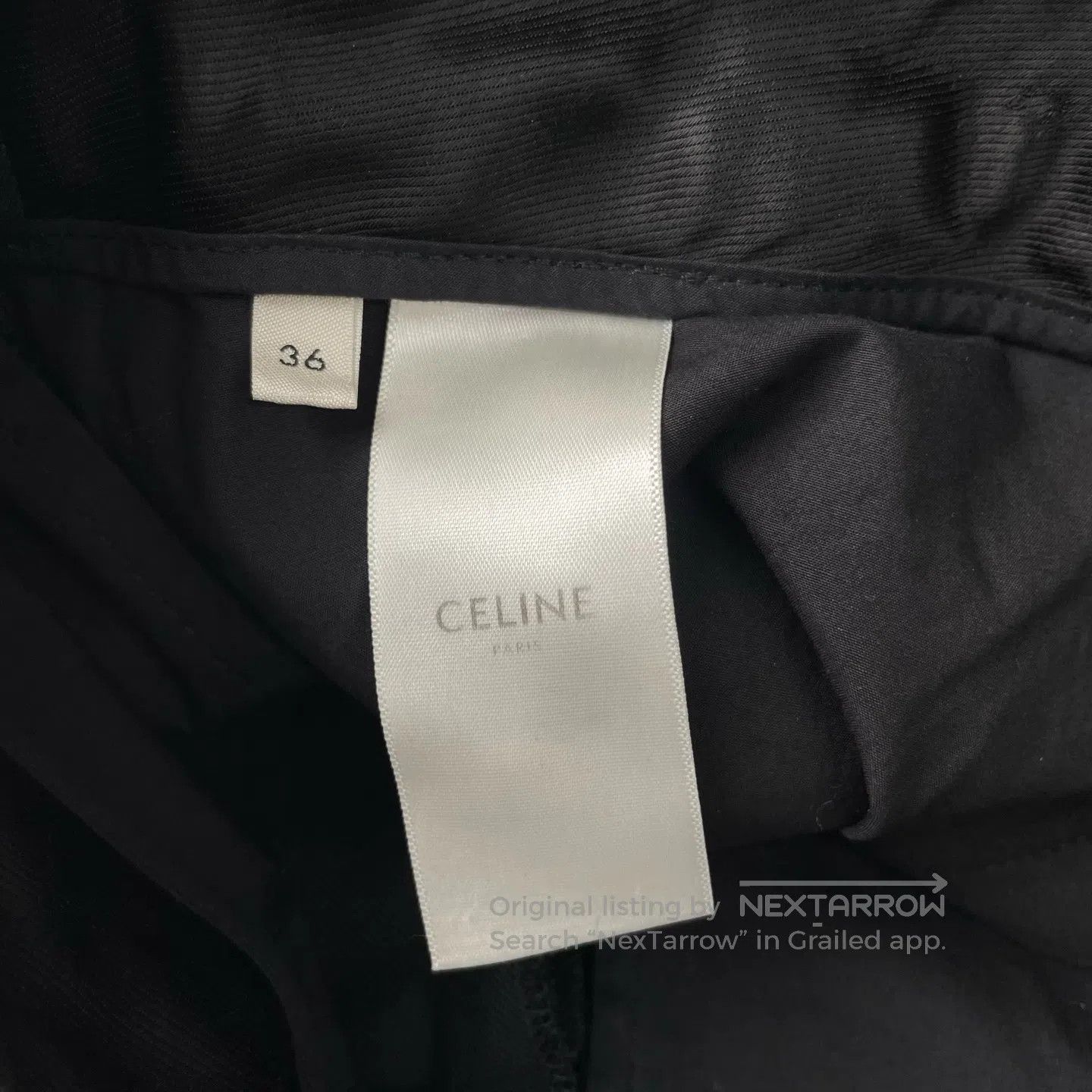 Celine Celine Slim Wool Tapered Trousers| Size US 36 / EU 52 - 5 Thumbnail