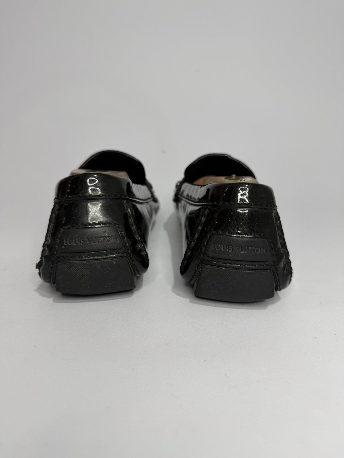 Louis Vuitton Louis Vuitton Black Patent Leather Monte Carlo Loafers Size US 9 / EU 42 - 4 Thumbnail