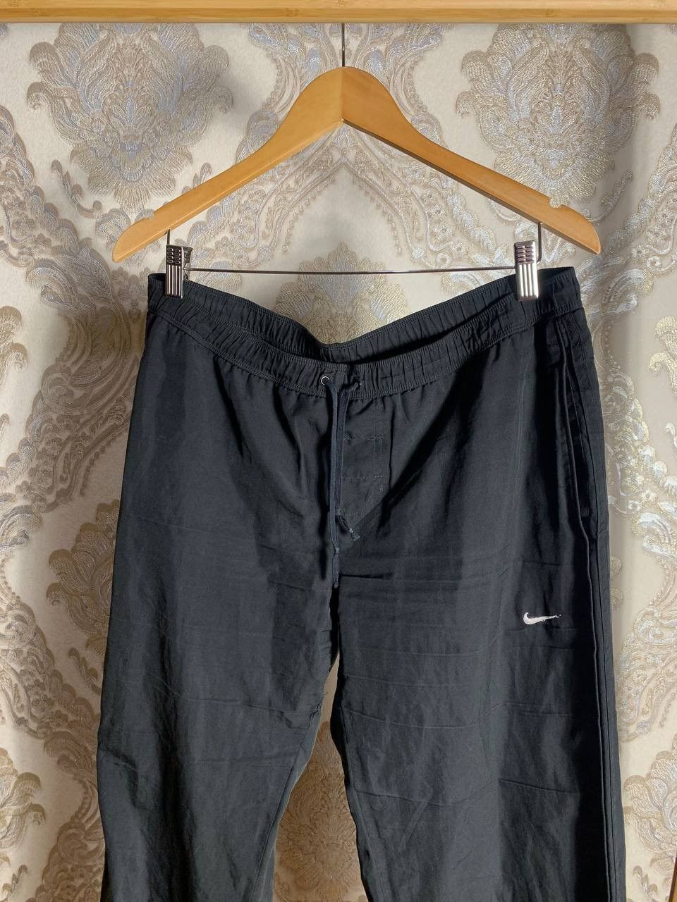 Nike × Vintage VERY RARE NIKE DRILL PANTS WHITE SWOOSH Y2K 90s JAPAN STYLE Size US 34 / EU 50 - 2 Thumbnail