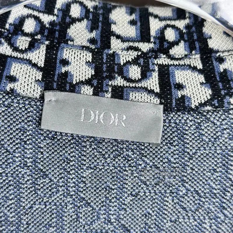 Dior Dior Blue Cotton Blend Long Sleeve Shirt . Size US XXL / EU 58 / 5 - 3 Thumbnail