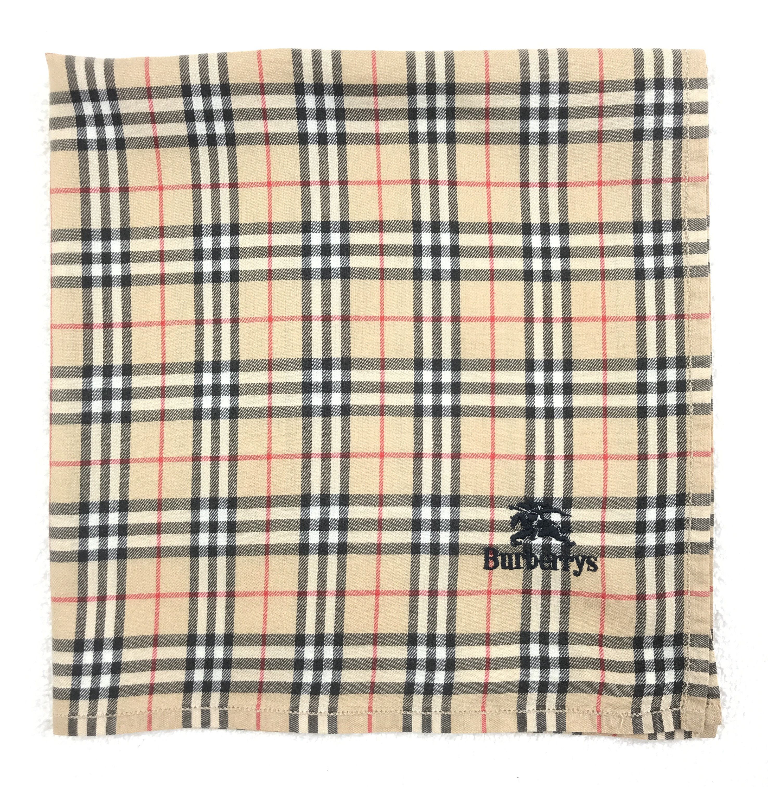 Burberry × Vintage Vintage Burberry Nova Check Bandana Neckerchief Handkerchief Size ONE SIZE - 2 Thumbnail