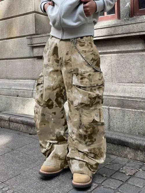 Japanese Brand RETRO Cargo Y2K Pants Size US 36 / EU 52 - 3 Thumbnail