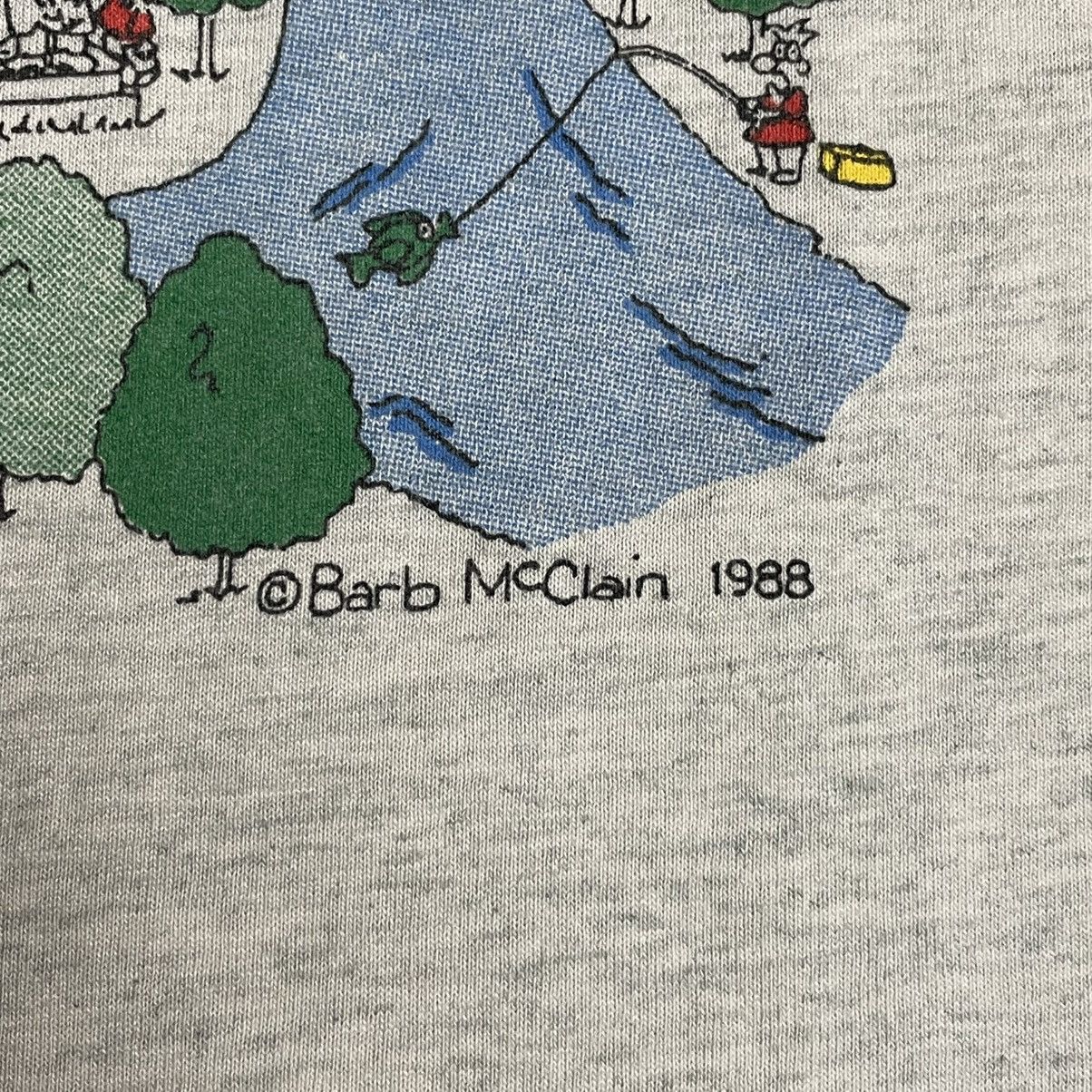 Vintage Tee Rochester Maps Vintage ©1988 by Barb McClain Size US XL / EU 56 / 4 - 4 Thumbnail