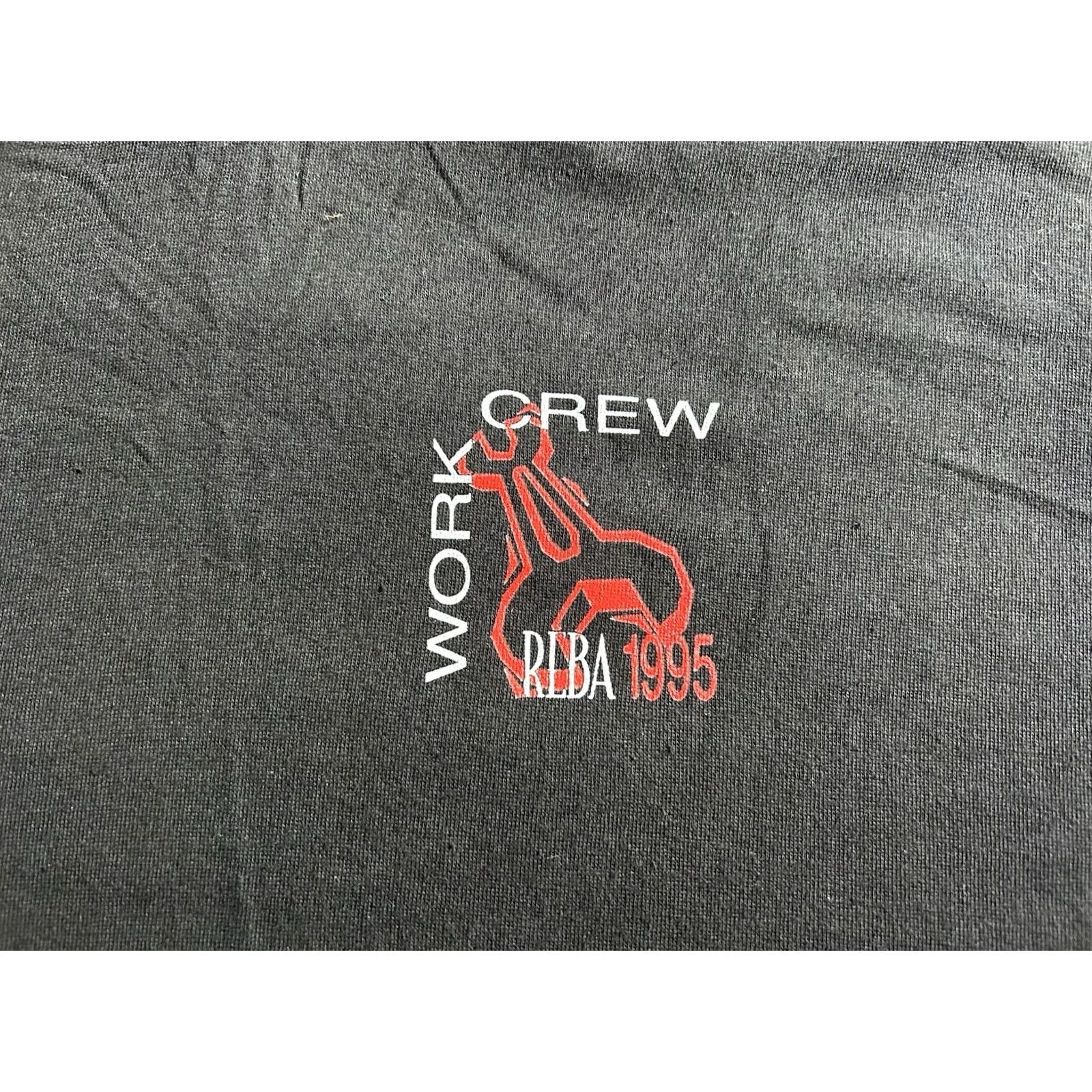 Anvil VINTAGE Reba McEntire Country Concert Tour Local Crew Shirt XL Black Men Short Sleeve T-Shirt 1995 Size US XL / EU 56 / 4 - 3 Thumbnail