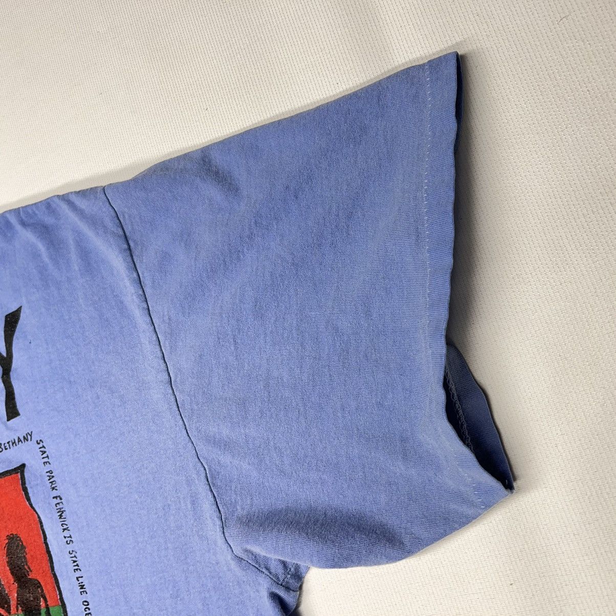 Vintage VTG Surf Shop Tee Shirt Blue Oneita Faded Single Stitch Size US XL / EU 56 / 4 - 17 Thumbnail
