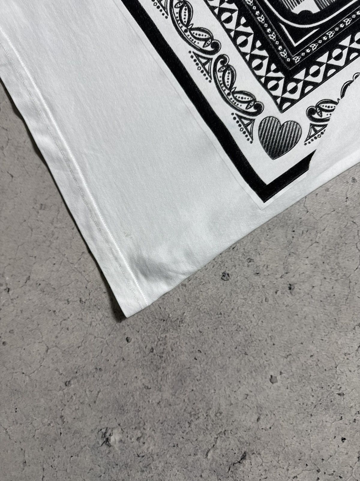 Dolce & Gabbana Dolce & Gabbana DG Bandana White Luxury T-Shirt Size US S / EU 44-46 / 1 - 13 Thumbnail