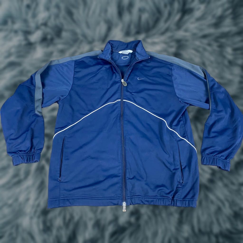 Nike Nike Air Track Jacker Windbreaker Jacket Mens L Blue Size US L / EU 52-54 / 3 - 1 Thumbnail