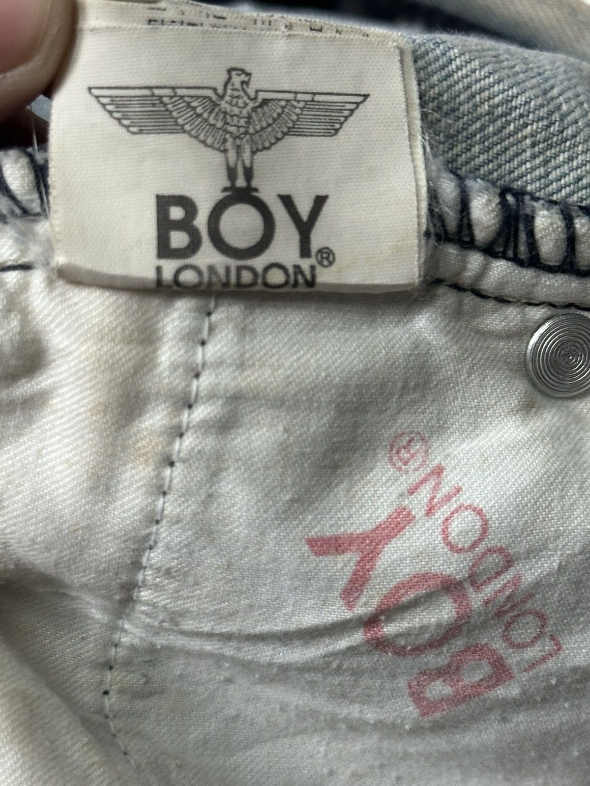 Boy London Vintage Boy London Bell-Bottom Flare Jeans Light BlueWash Size US 29 - 17 Thumbnail