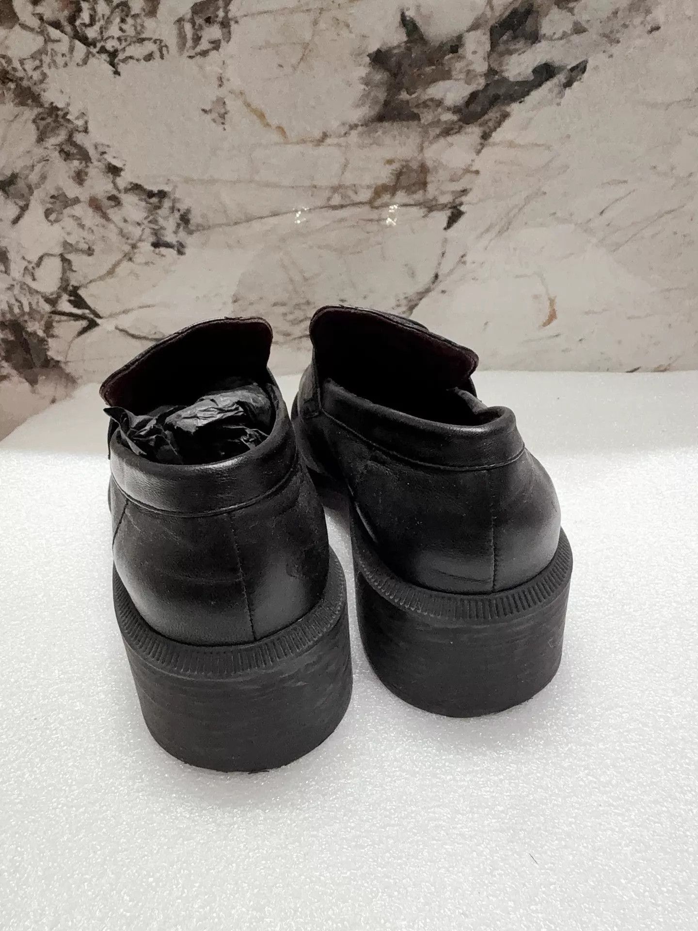 Chanel Chanel Black & Gold CC Loafer 36 Size US 5.5 / IT 35.5 - 3 Thumbnail