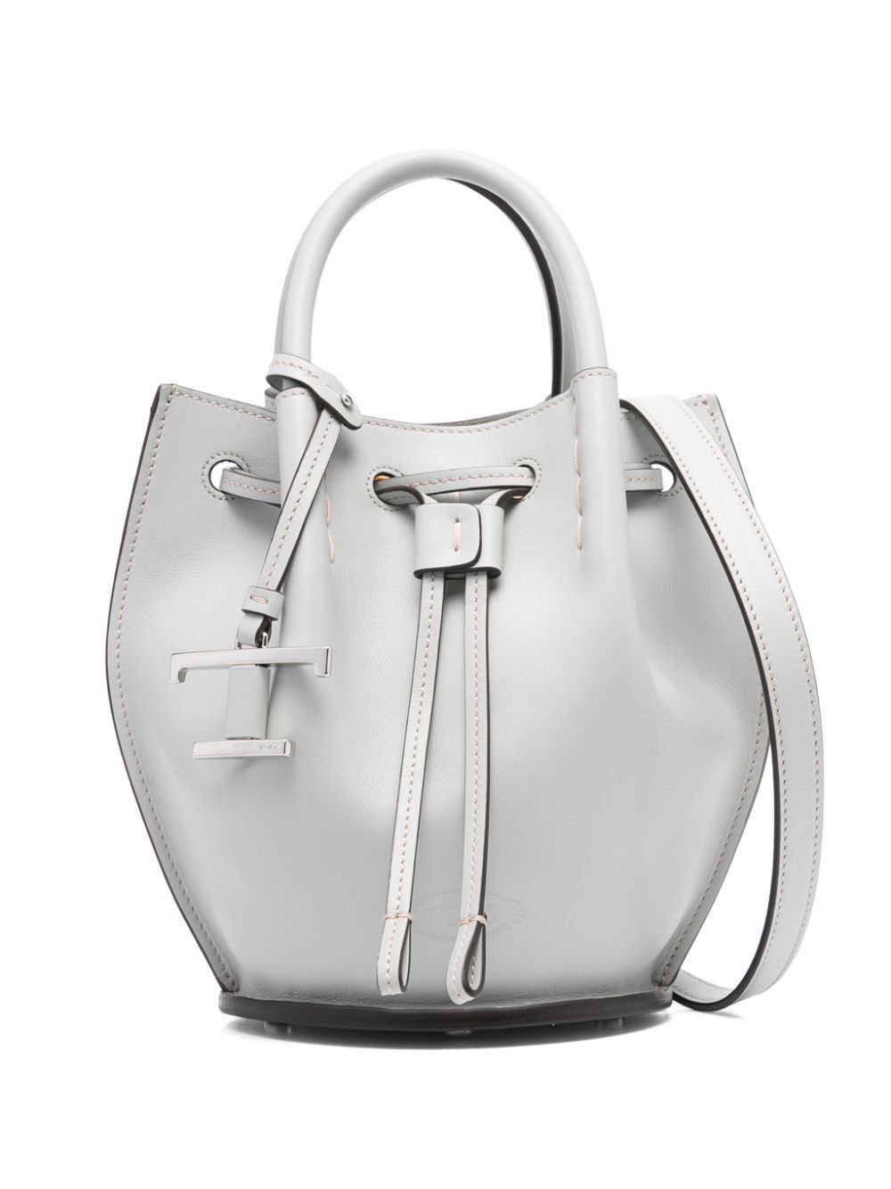 Tod's LOGO-CHARM LEATHER MINI BUCKET BAG Size ONE SIZE - 1 Thumbnail