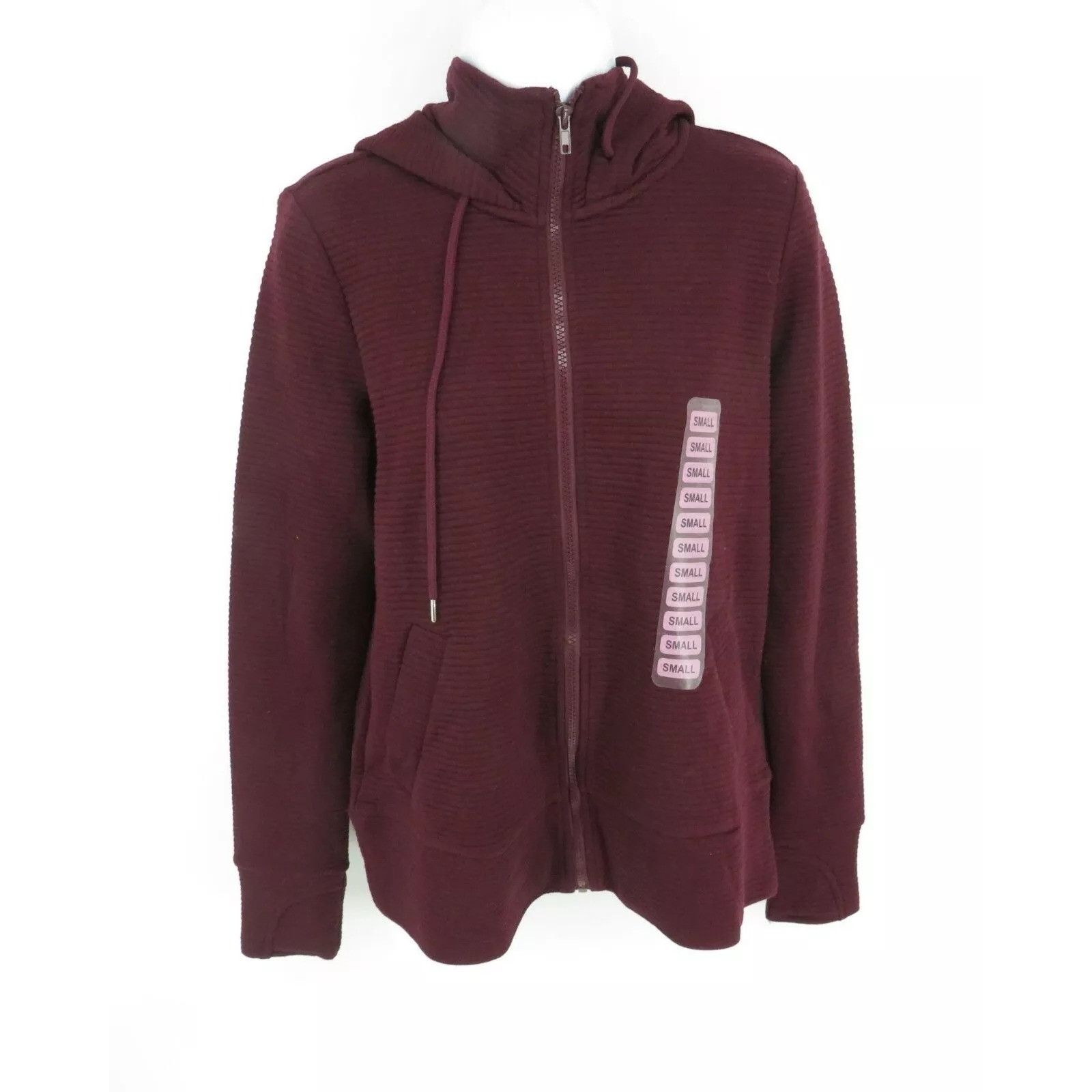 Other Active Life Women's Burgundy Zip Up Hoodie Small NWT $89 Size S / US 4 / IT 40 - 1 Thumbnail