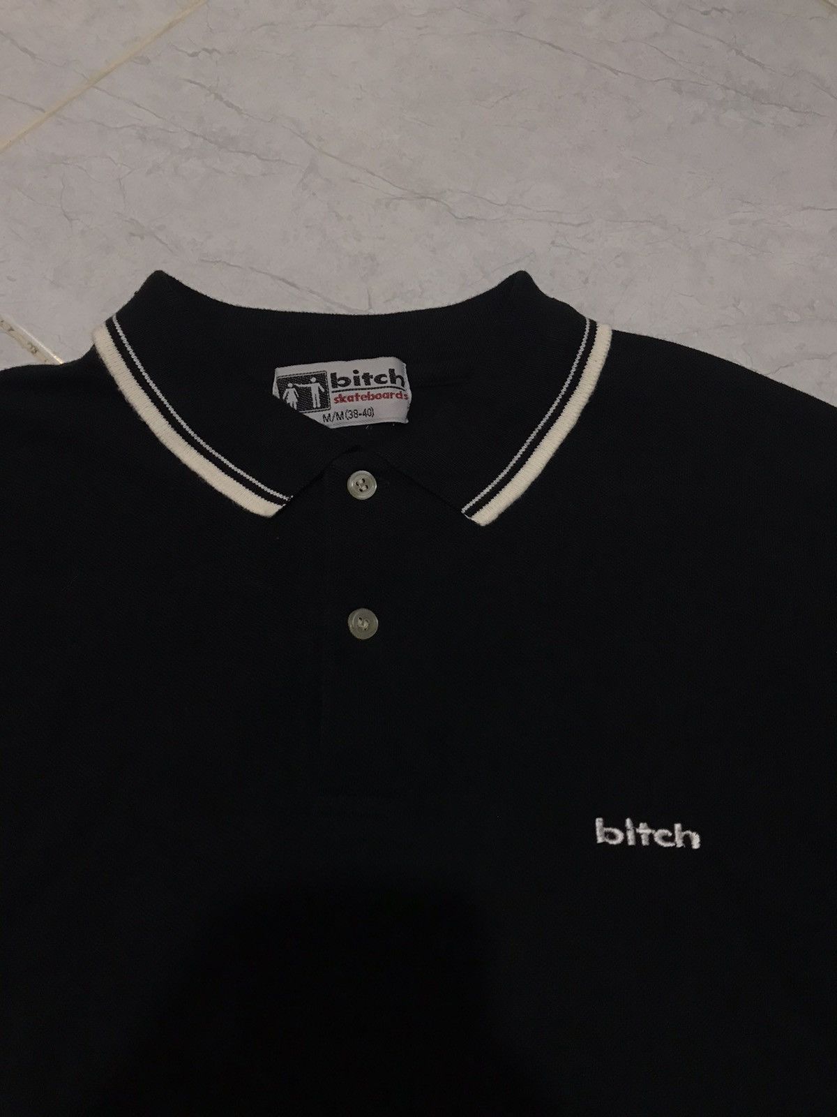Girl Skateboards Vintage Black Bitch Skateboard Polo Shirt Size US M / EU 48-50 / 2 - 3 Thumbnail