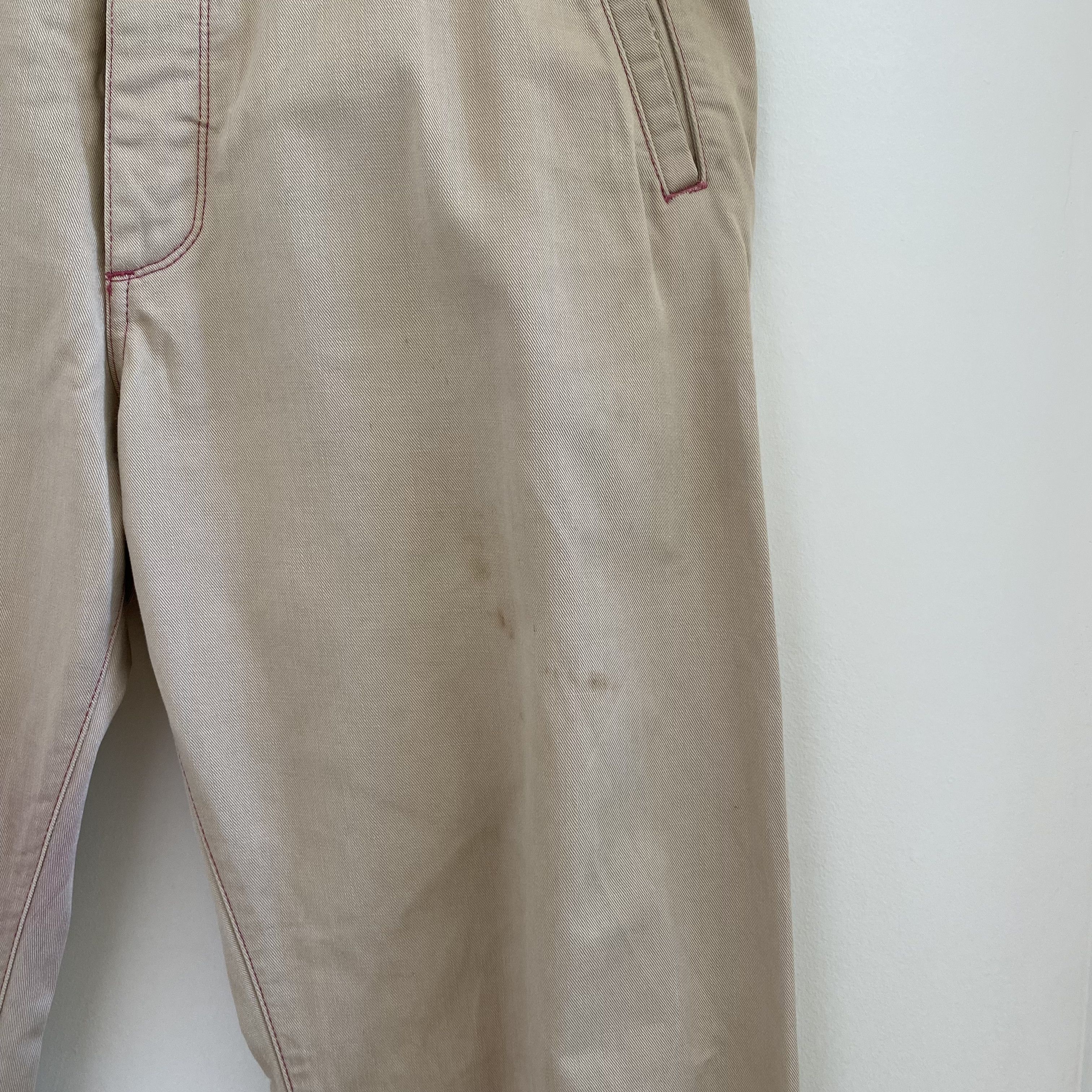Comme des Garcons Comme des Garcons 2008 Contrast Stitch Work Pant Size US 34 / EU 50 - 6 Thumbnail