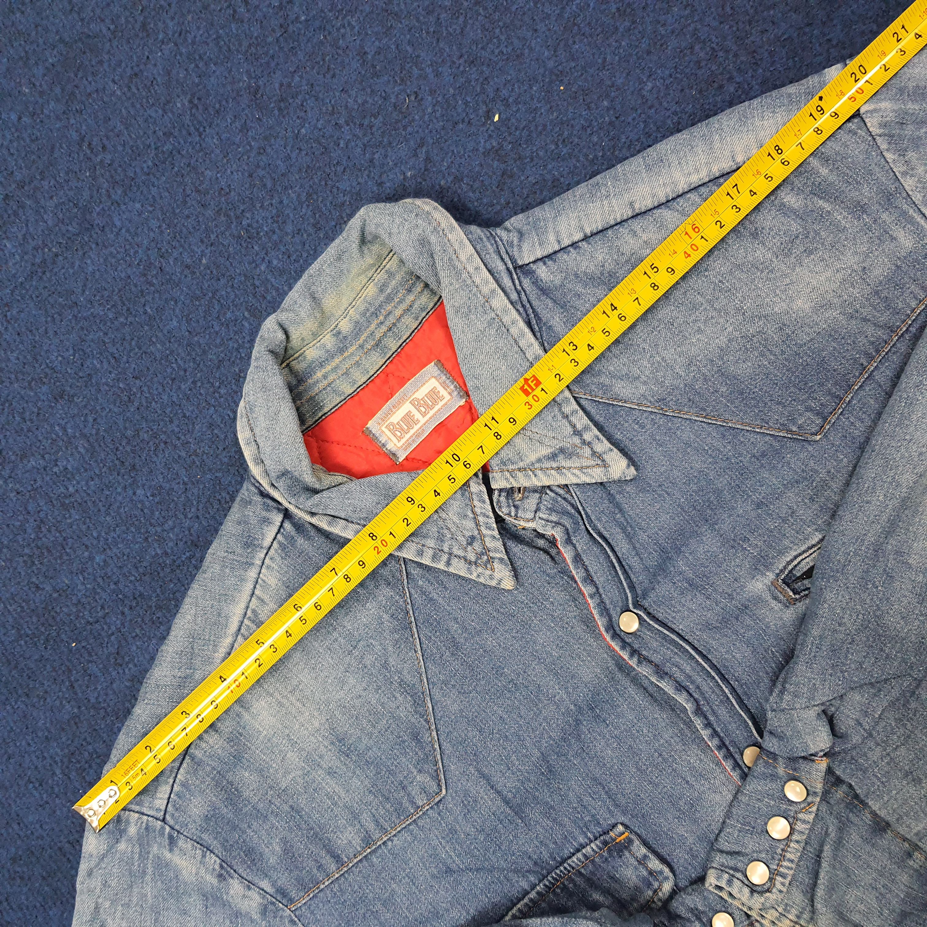 Blue Blue Japan Vintage Blue Blue Japan Denim Button Up Jacket C249N13 Size US M / EU 48-50 / 2 - 10 Thumbnail