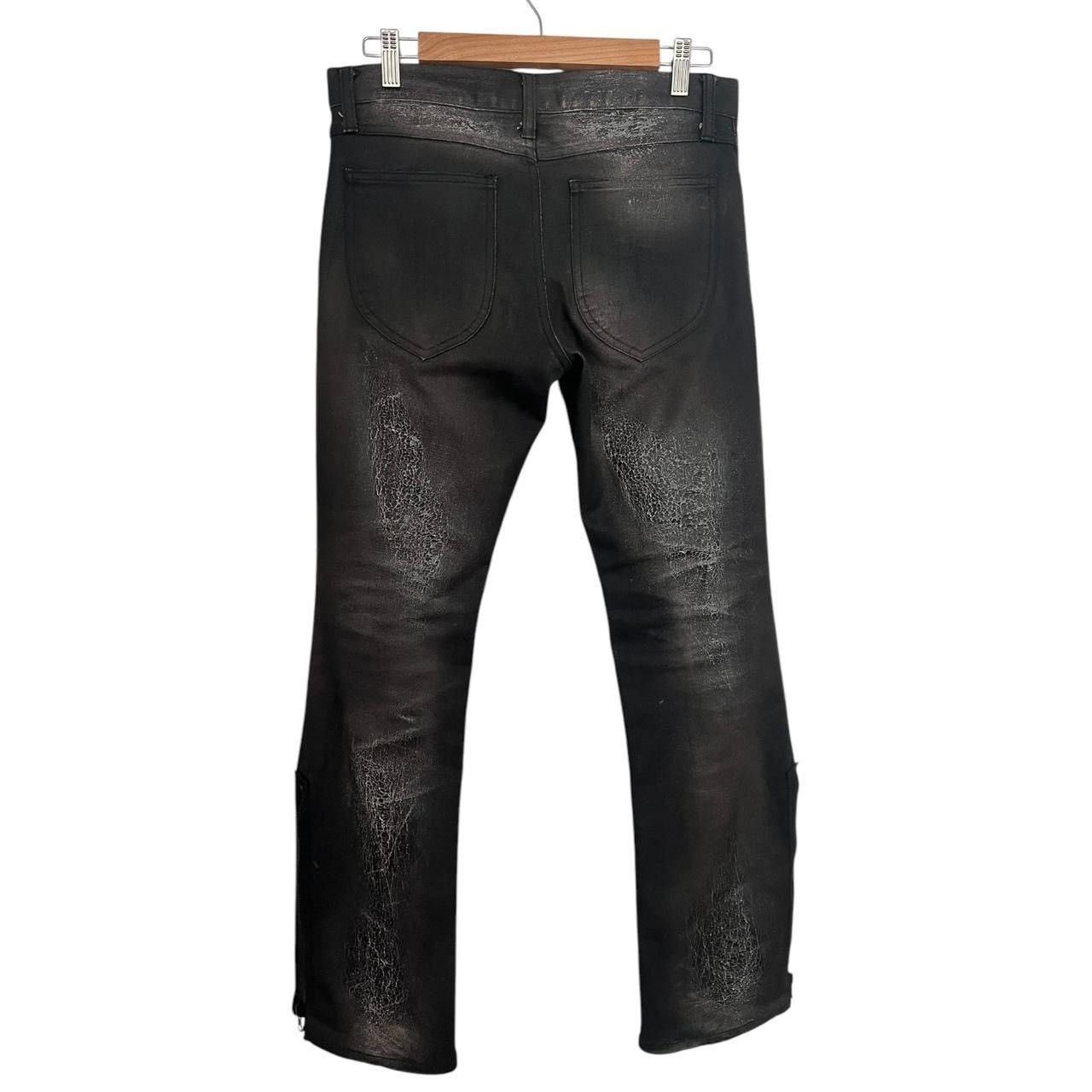Japanese Brand Veronica arizona studded crack waxed denim Size US 30 / EU 46 - 3 Thumbnail