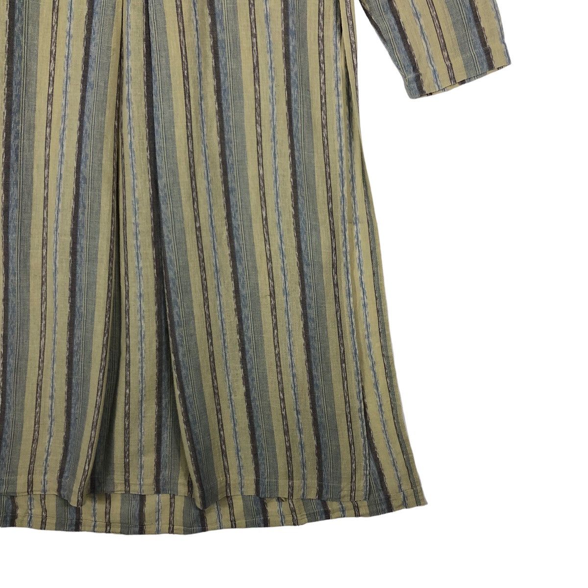 Issey Miyake 🔥Rare 70’s Vintage Issey Miyake Stripe Midi Dress Size M / US 6-8 / IT 42-44 - 5 Thumbnail
