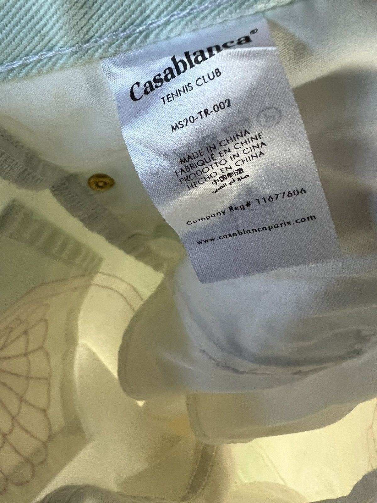 Casablanca Casablanca shell print jeans Size US 30 / EU 46 - 4 Thumbnail