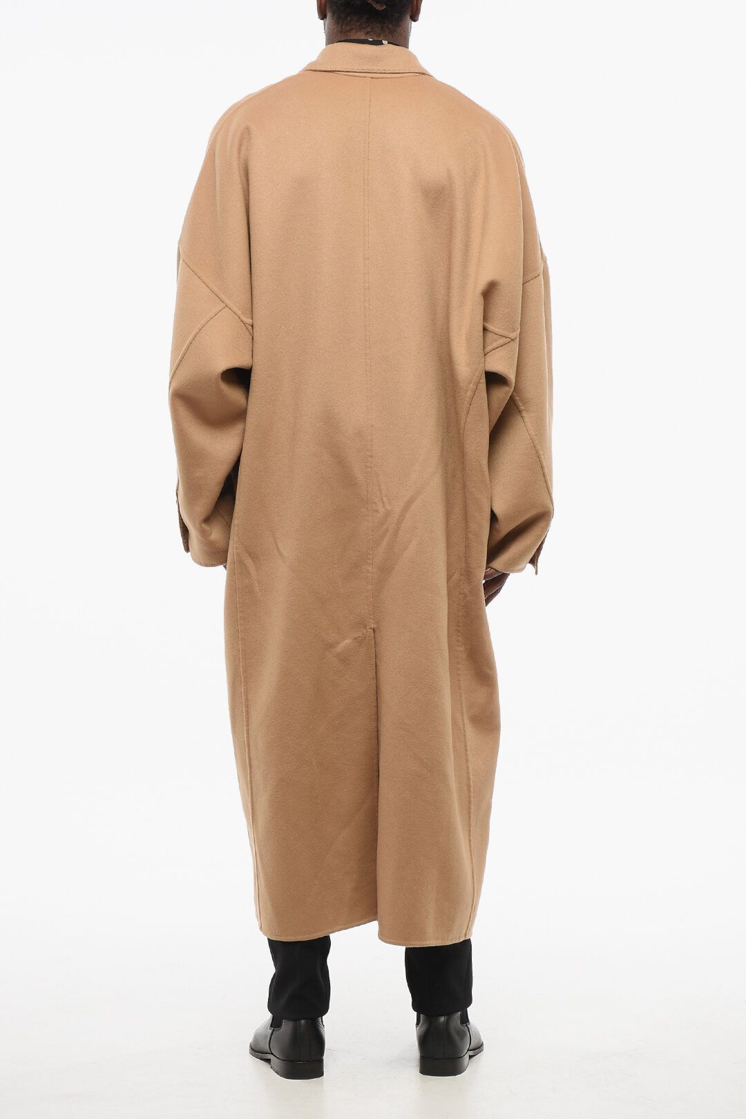 Dolce & Gabbana og1mm0825 Double-breasted Cashmere Coat in Beige Size US S / EU 44-46 / 1 - 2 Thumbnail