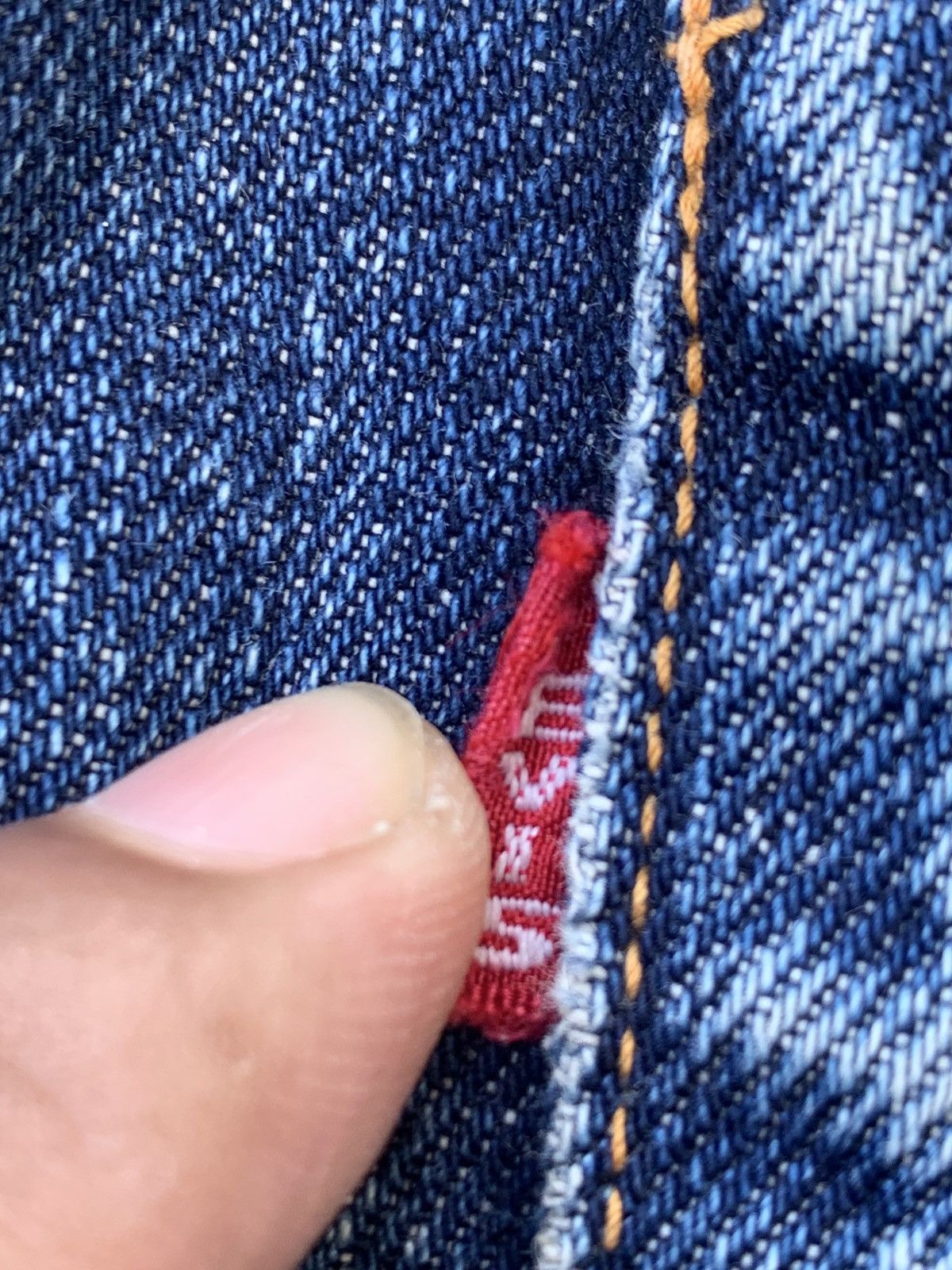 Evisu Vintage Evis selvedge No1 (old name before evisu). Size US 28 / EU 44 - 3 Thumbnail