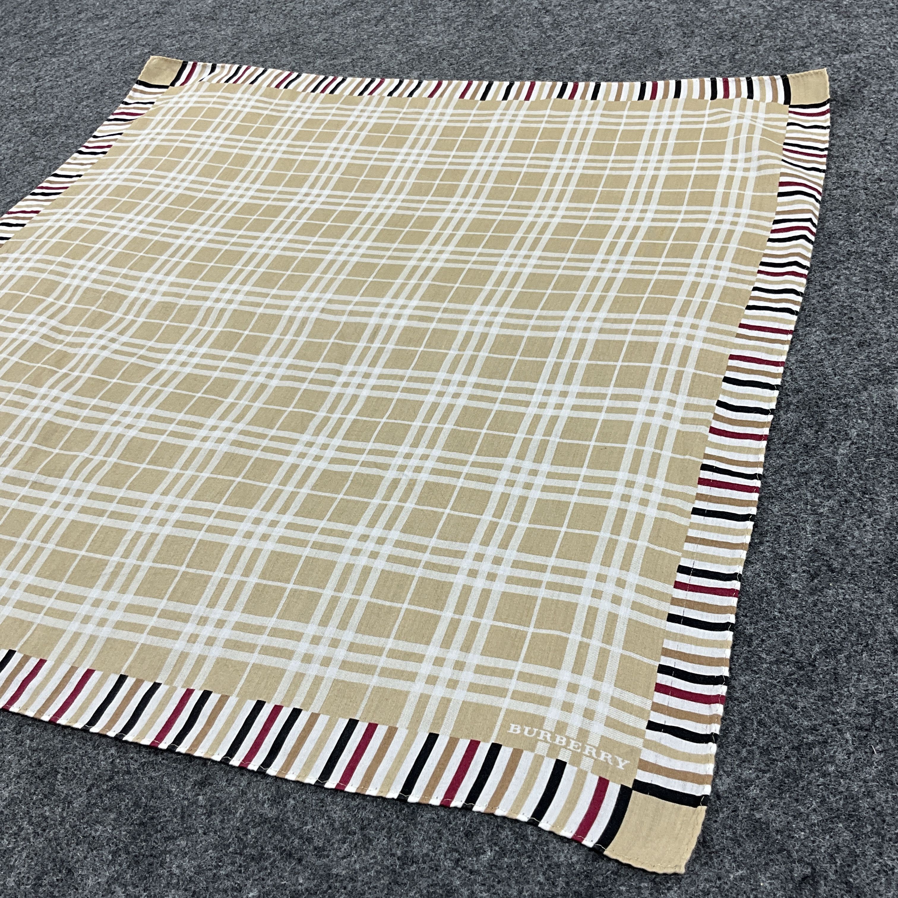 Burberry × Vintage Burberry Handkerchief / Bandana / Neckerchief B015 Size ONE SIZE - 5 Thumbnail
