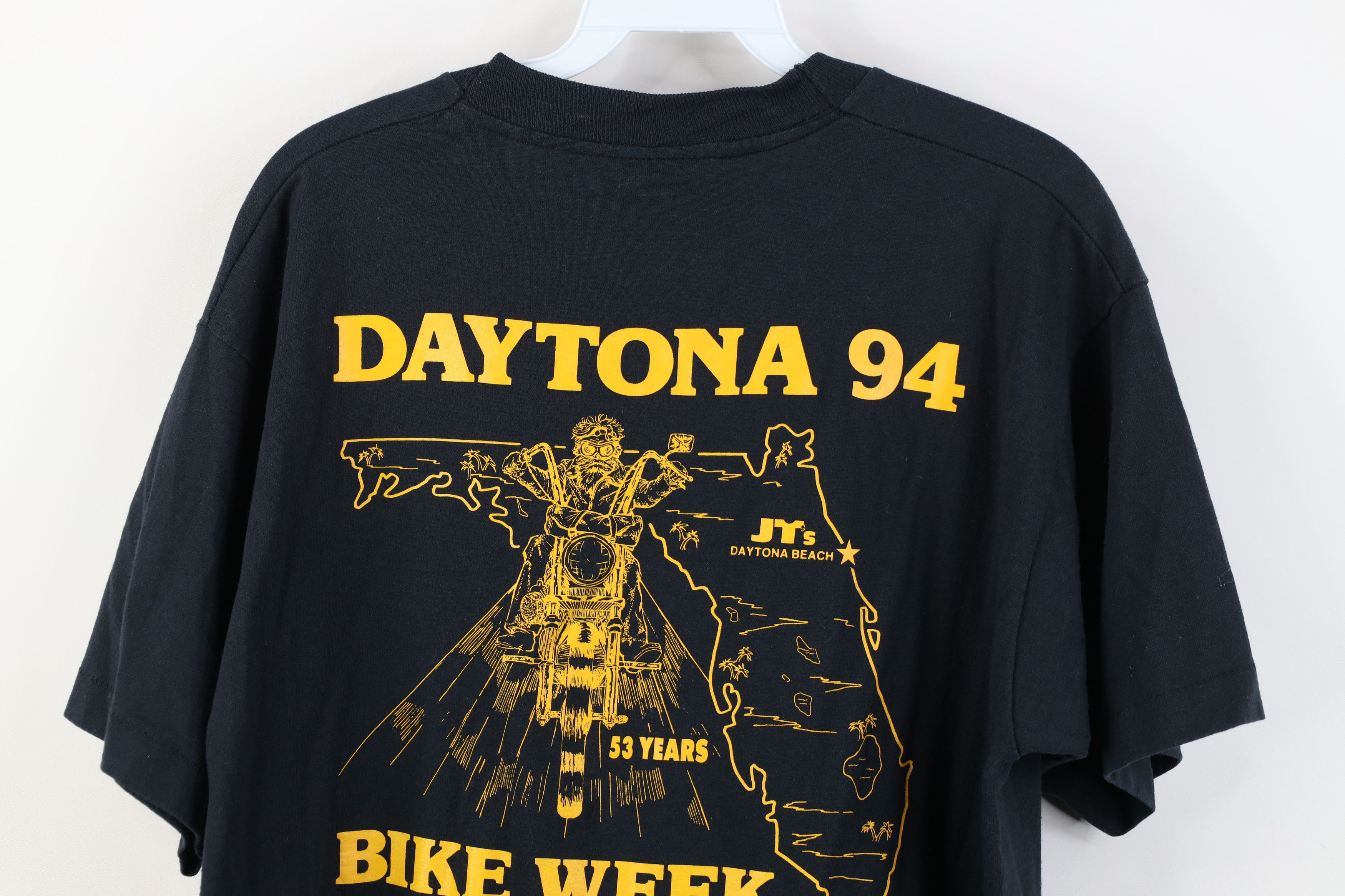 Vintage Vintage 90s Daytona Bike Week Motorcycle Eagle T-Shirt USA Size US L / EU 52-54 / 3 - 13 Thumbnail