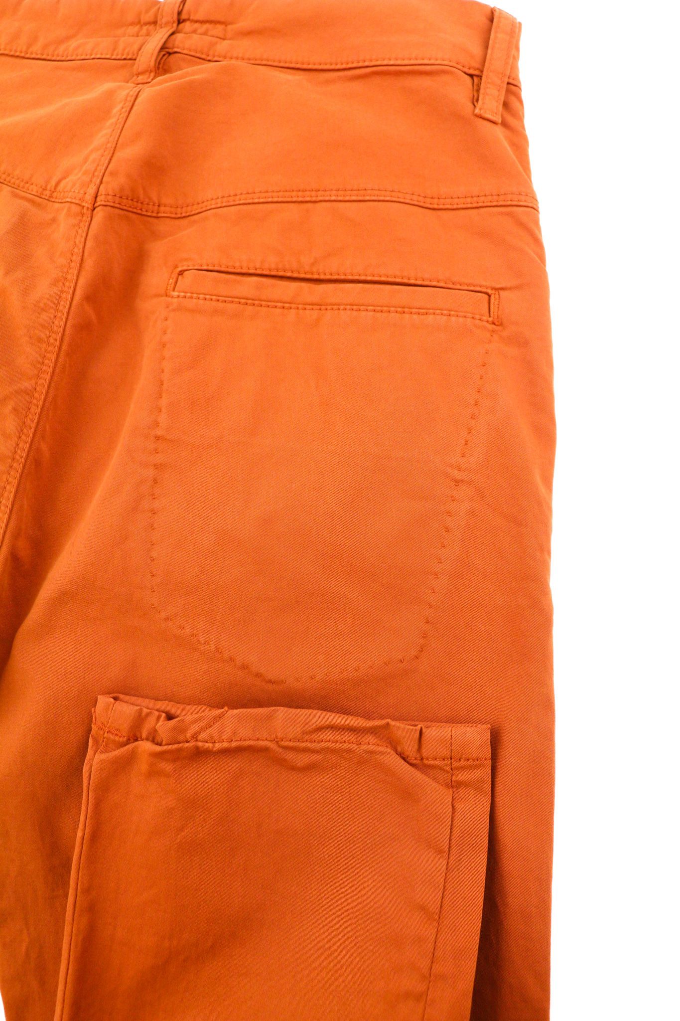 Nudie Jeans KHAKI SLIM W28/L30 Organic Warm Orange Zip Chino 82557 Size US 28 / EU 44 - 5 Thumbnail