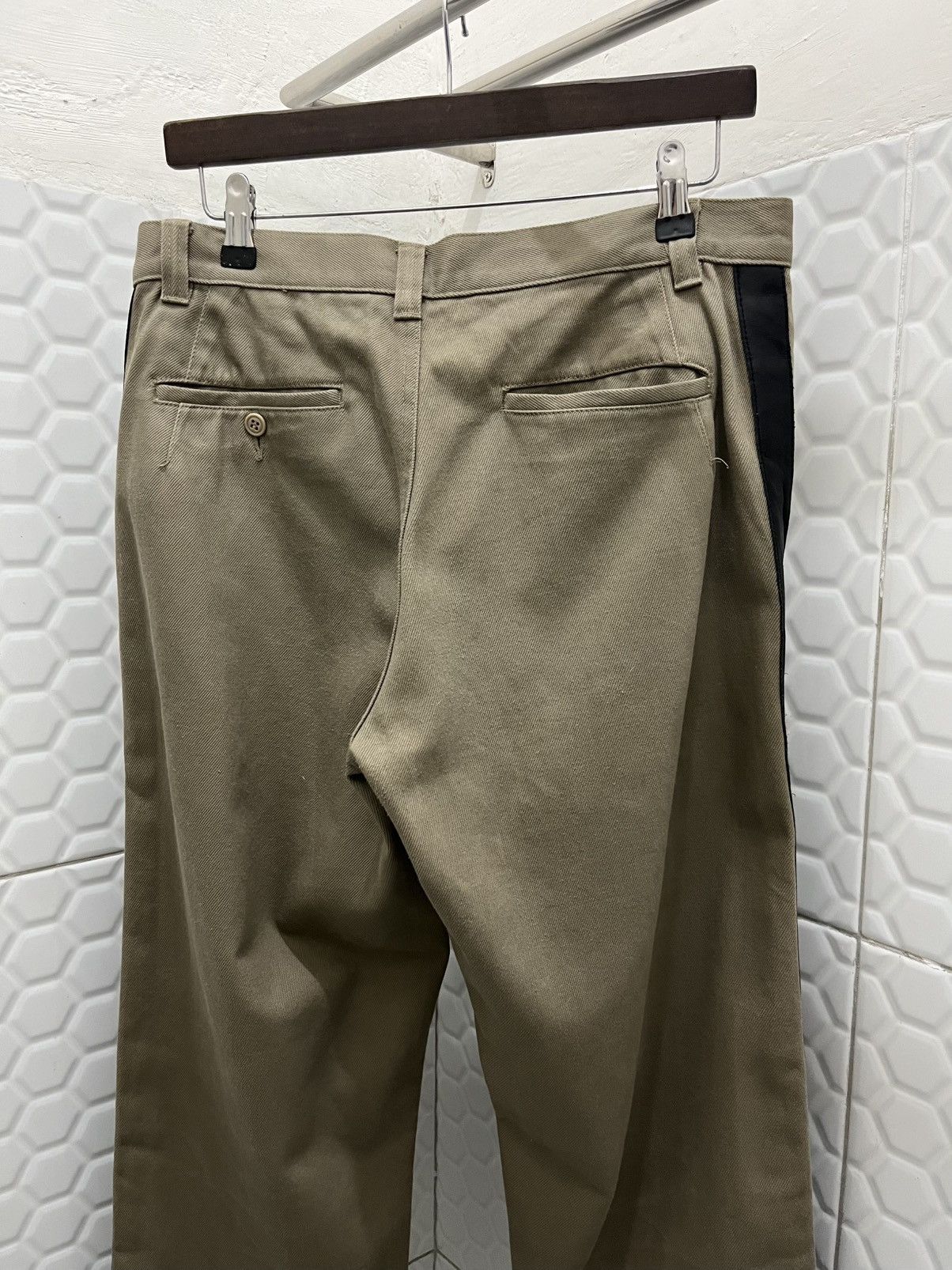 Comme des Garcons AD2007 Tape Leather Baggy Pants Size US 31 - 6 Thumbnail