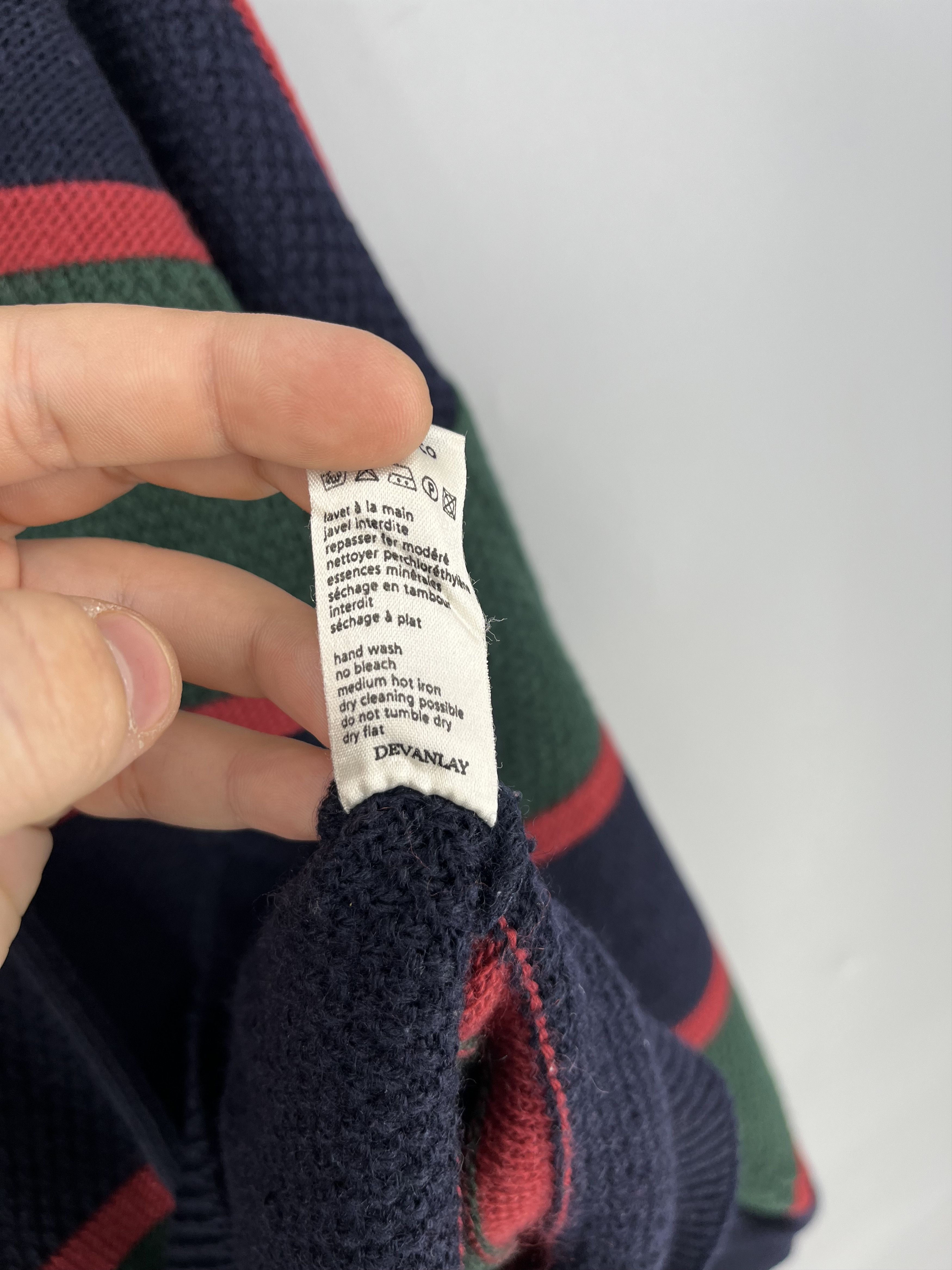 Lacoste Vintage 90S Chemise Lacoste Knitted Sweatshirt Size US M / EU 48-50 / 2 - 9 Thumbnail