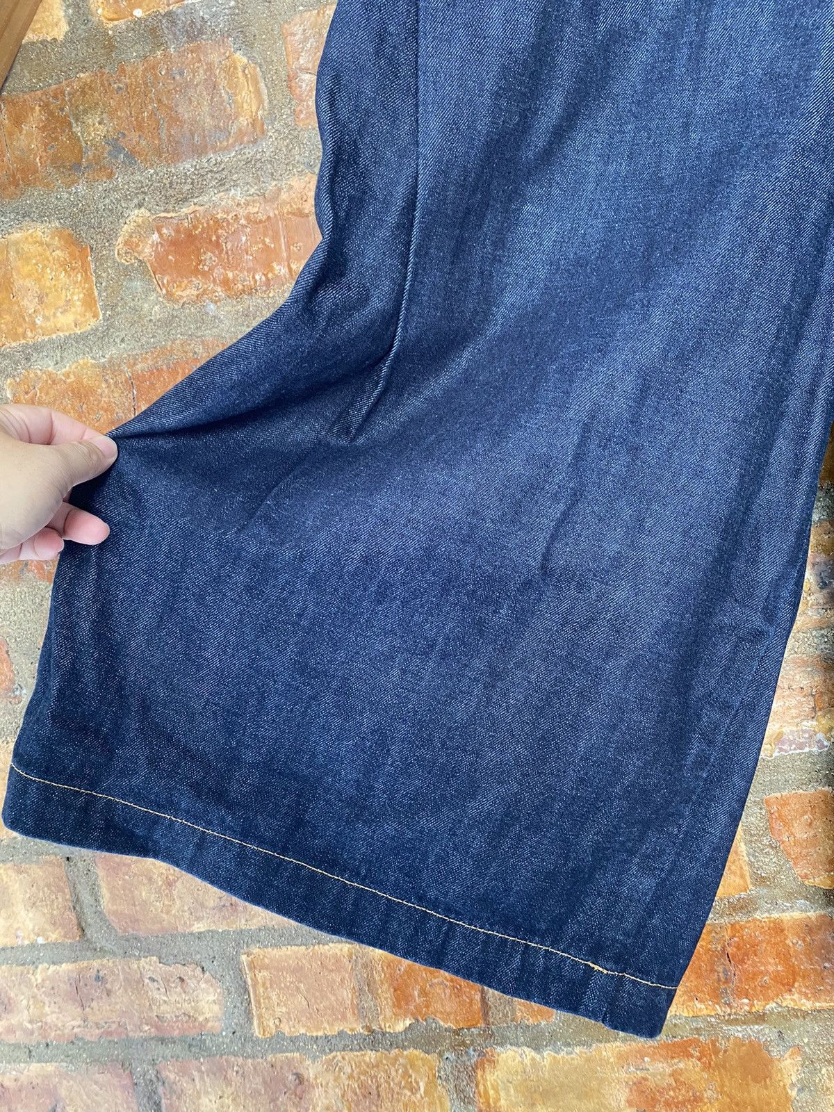 Vtg Zucca by Issey Miyake Baggy Wide Leg half selvedge pants