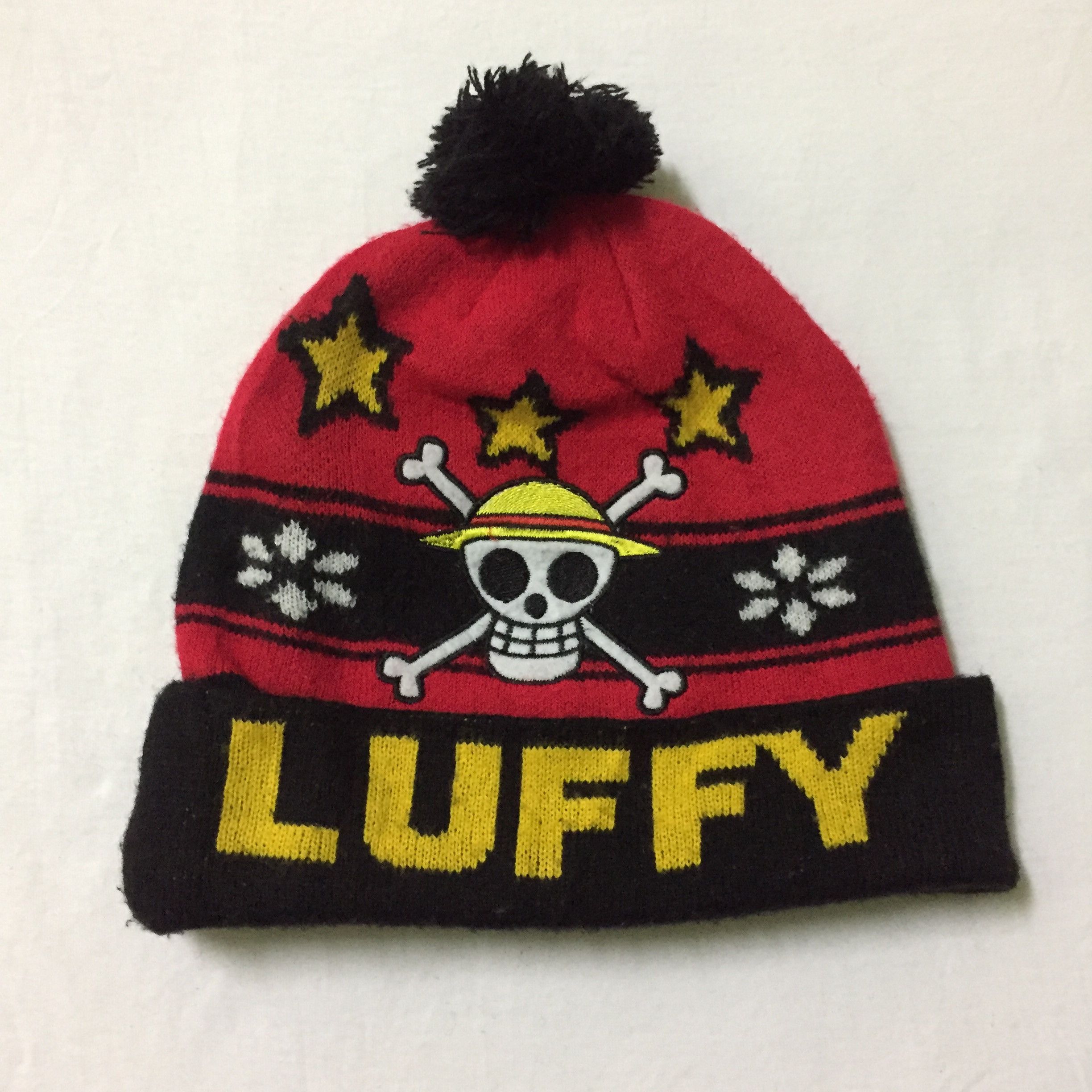 Anime One Piece Beanie Hat For Luffy Design Size ONE SIZE - 3 Thumbnail