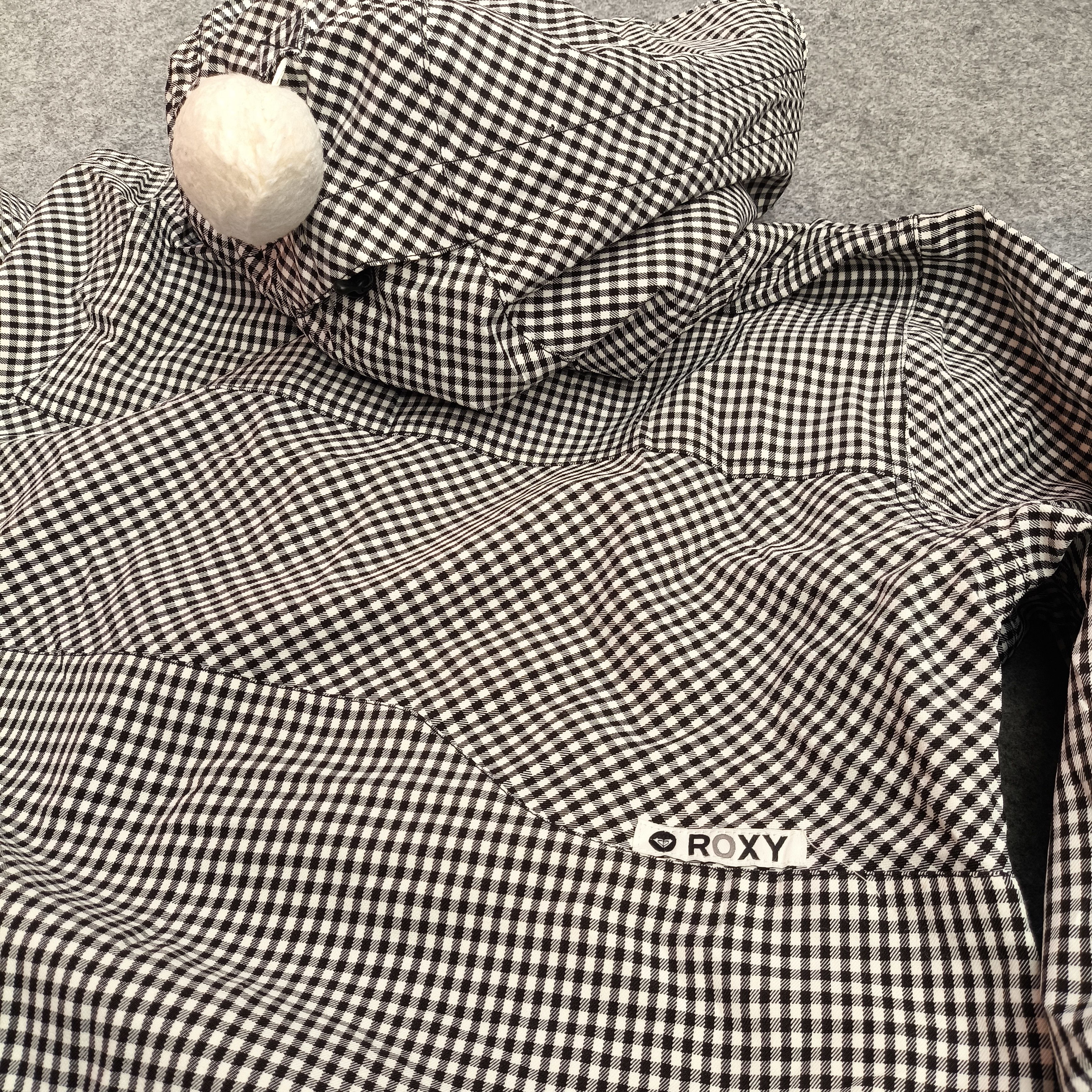 Billabong × Quiksilver Roxy surf ski snowboard checkerboard plaid jacket Size L / US 10 / IT 46 - 8 Thumbnail