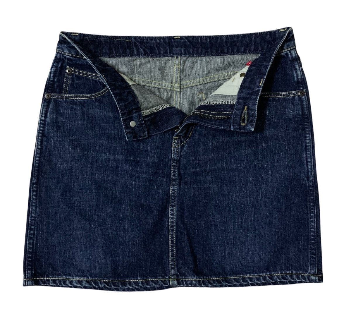 Blue Blue Japan × Indigo Blue Blue Japan Indigo Skirt Size 29" - 4 Thumbnail