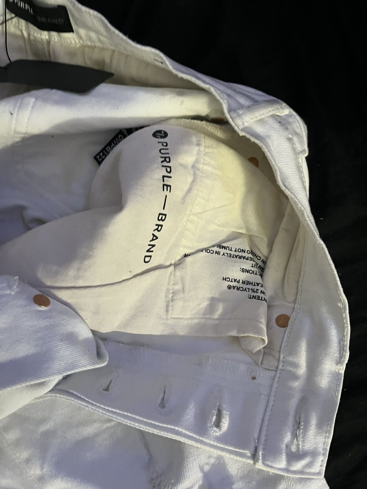 Purple Brand White purple jeans Size US 29 - 3 Thumbnail