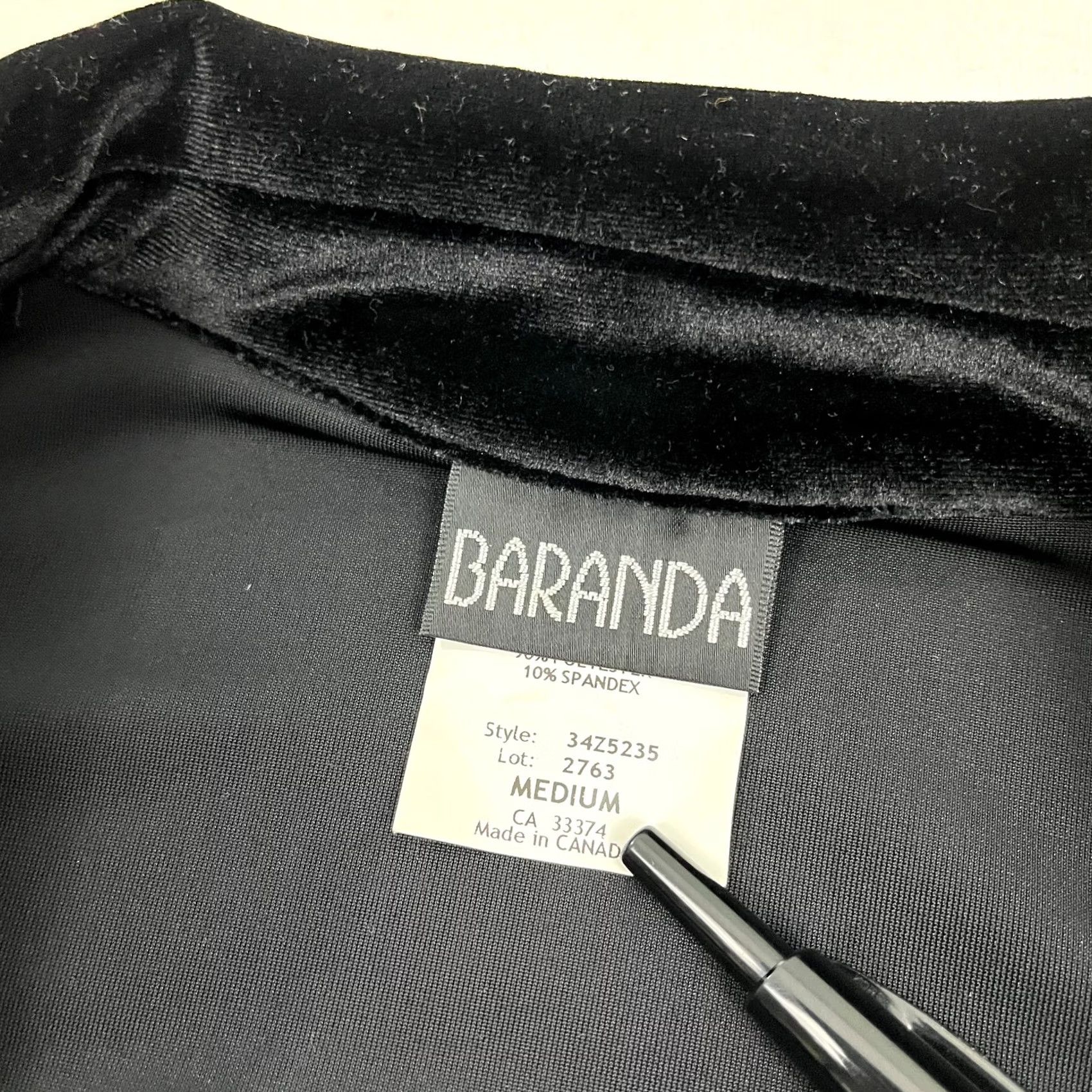 Vintage Baranda Velvet Flared Blouse M Women Vintage Size M / US 6-8 / IT 42-44 - 2 Thumbnail