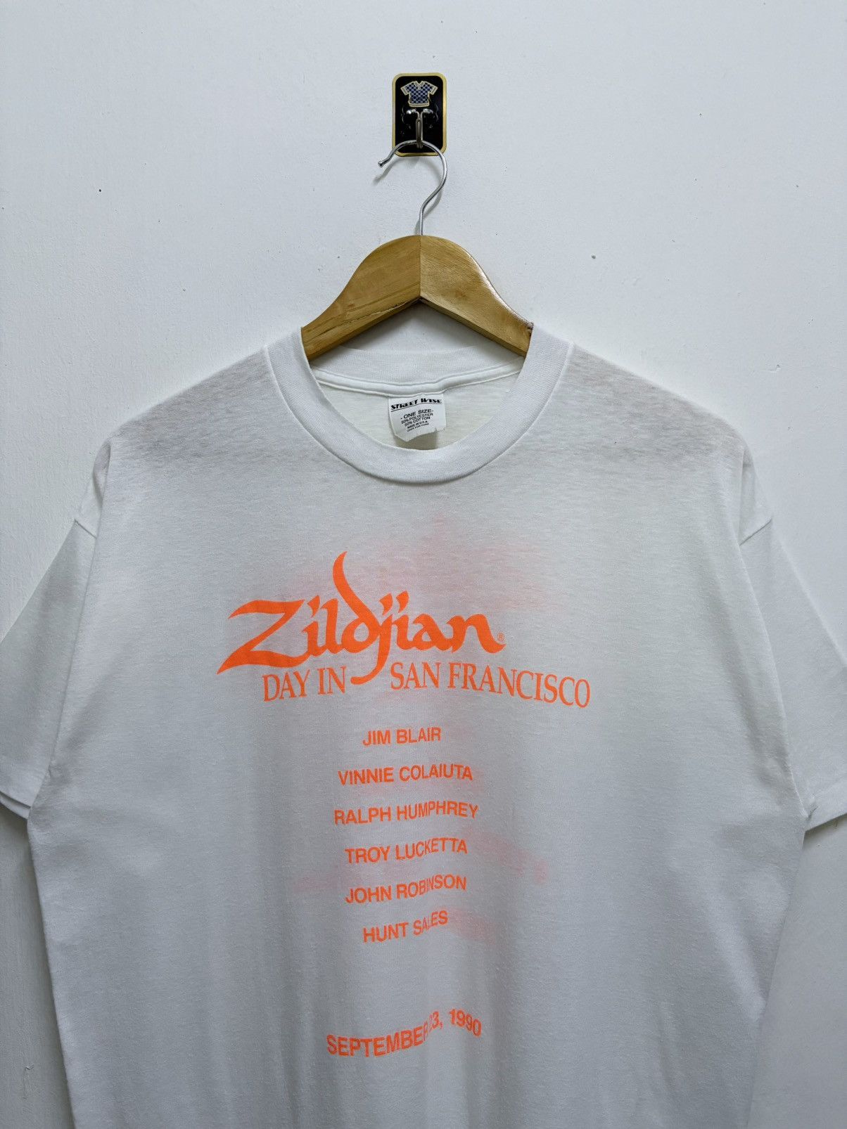 Band Tees Vintage 90's Avedis Zildjian - Day in San Francisco T-Shirt Size US M / EU 48-50 / 2 - 3 Thumbnail