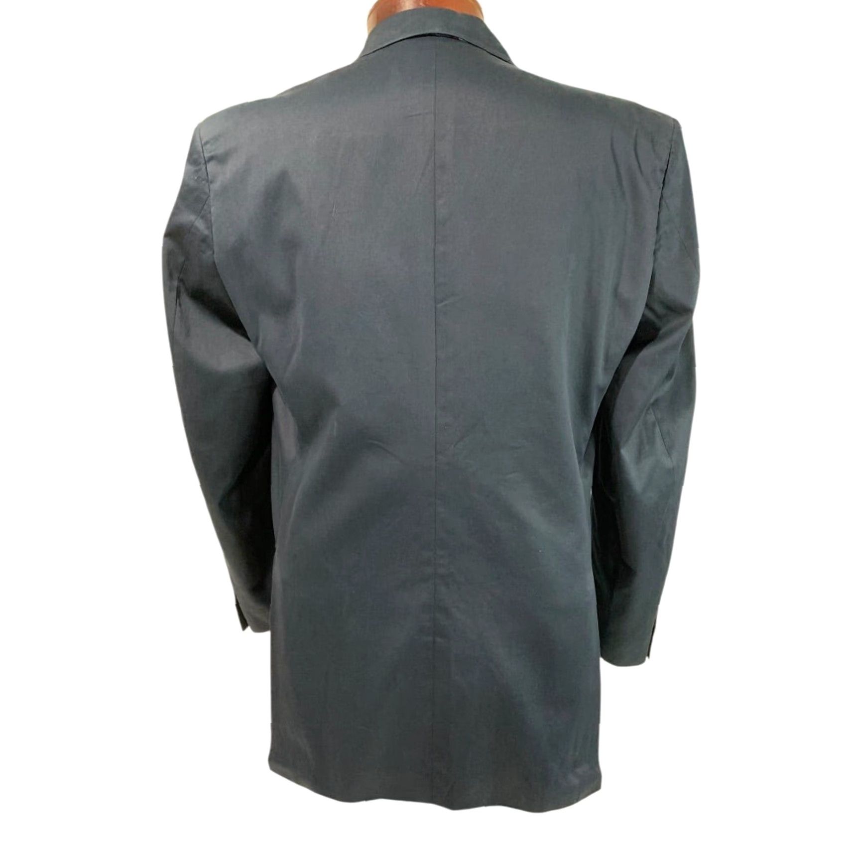 Tommy Hilfiger VINTAGE Tommy Hilfiger Mens Navy Blue Cotton Sport Coat Jacket 38R Blazer Shirt? Size 38R - 4 Thumbnail