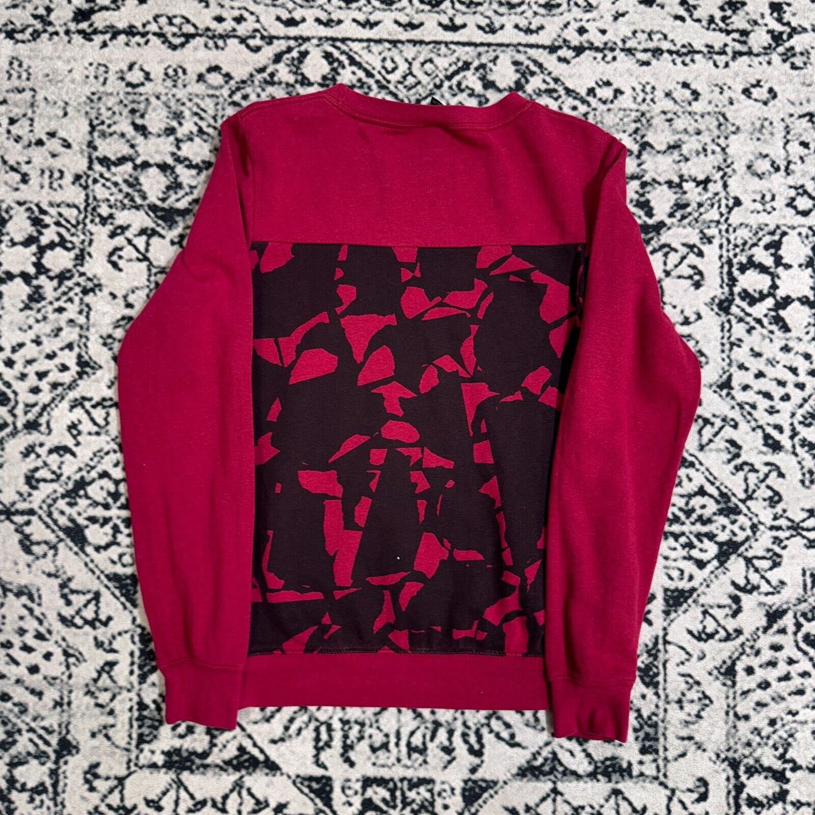 Nike × Vintage Vintage Nike Red Cotton Crewneck Size XS 90s Geometric ACG Size US XS / EU 42 / 0 - 14 Thumbnail