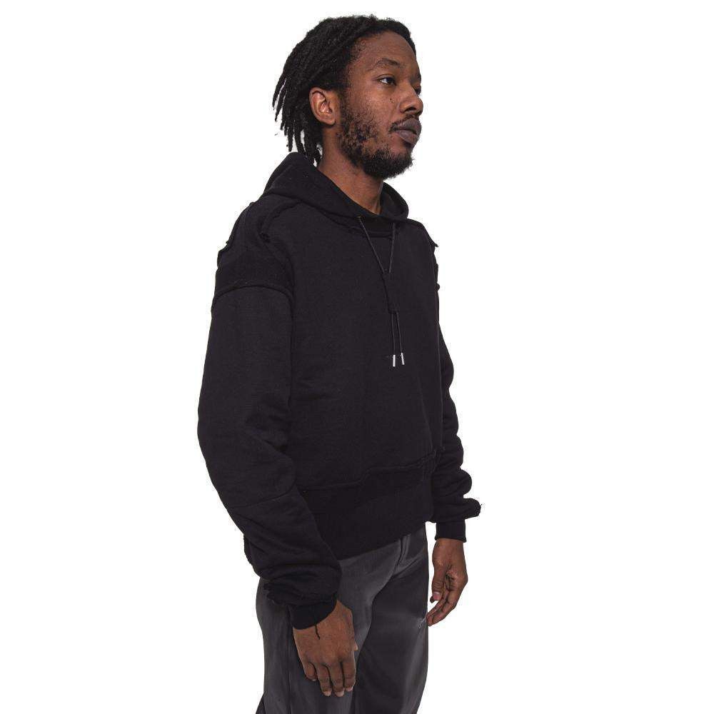 Heliot Emil o1mle1124 Cropped Hoodie in Black Size US M / EU 48-50 / 2 - 4 Thumbnail