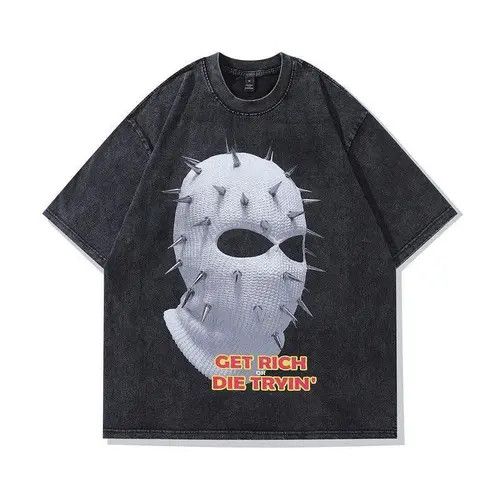 VIBE Get Rich or Die Trying Print Graphic T Shirt Size US L / EU 52-54 / 3 - 3 Thumbnail