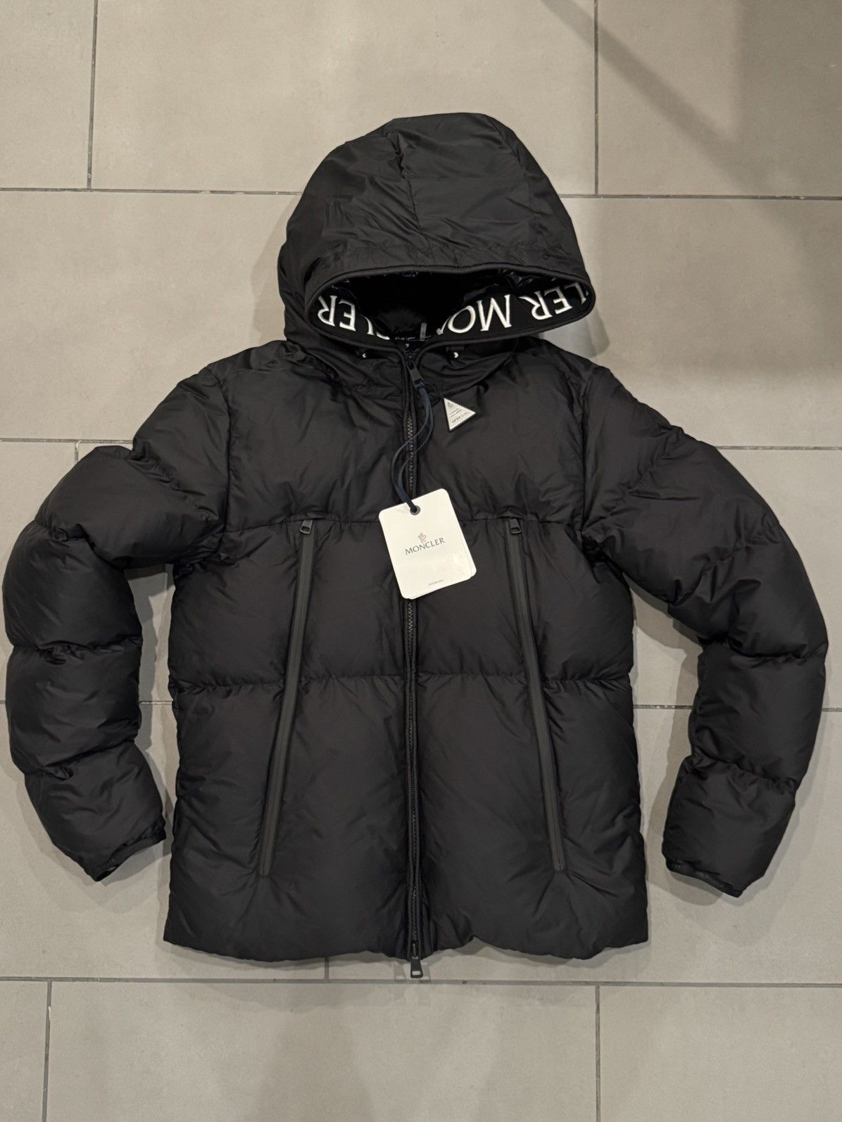 Moncler Moncler Montcla Giubbotto Jacket Black Size 3 (Large) NEW Size US L / EU 52-54 / 3 - 1 Thumbnail