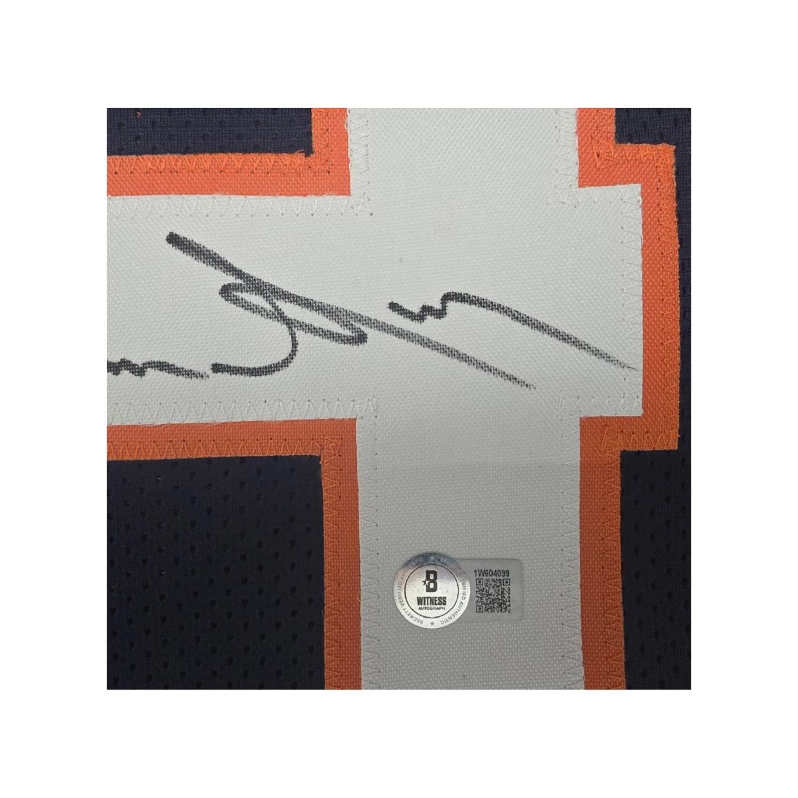 Other Drew Sanders Signed Custom Football Jersey Hologram (XL) Size ONE SIZE - 4 Thumbnail