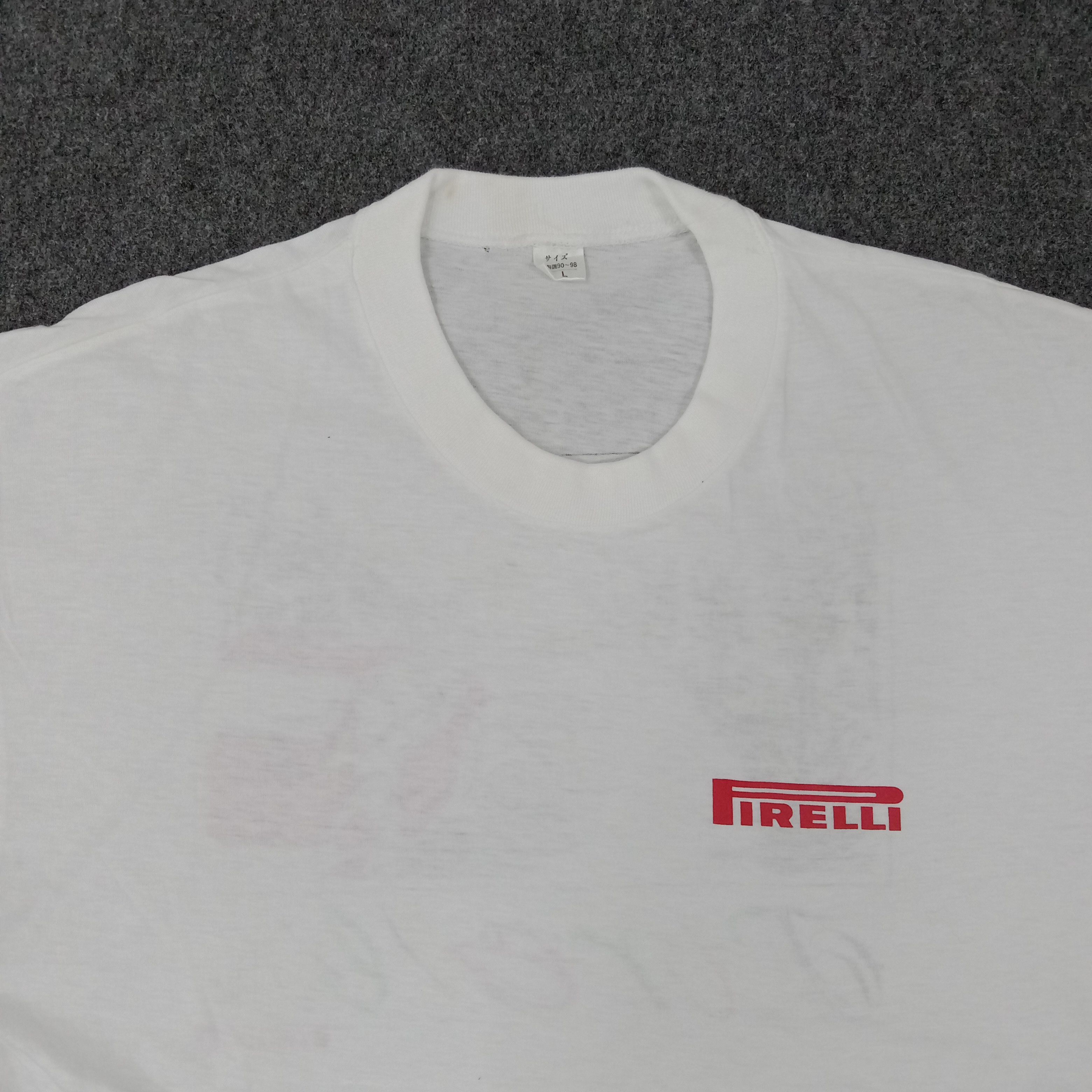 Pirelli × Vintage Pirelli Racing Classic Car Motorsport Vintage Tshirt Size US M / EU 48-50 / 2 - 5 Thumbnail