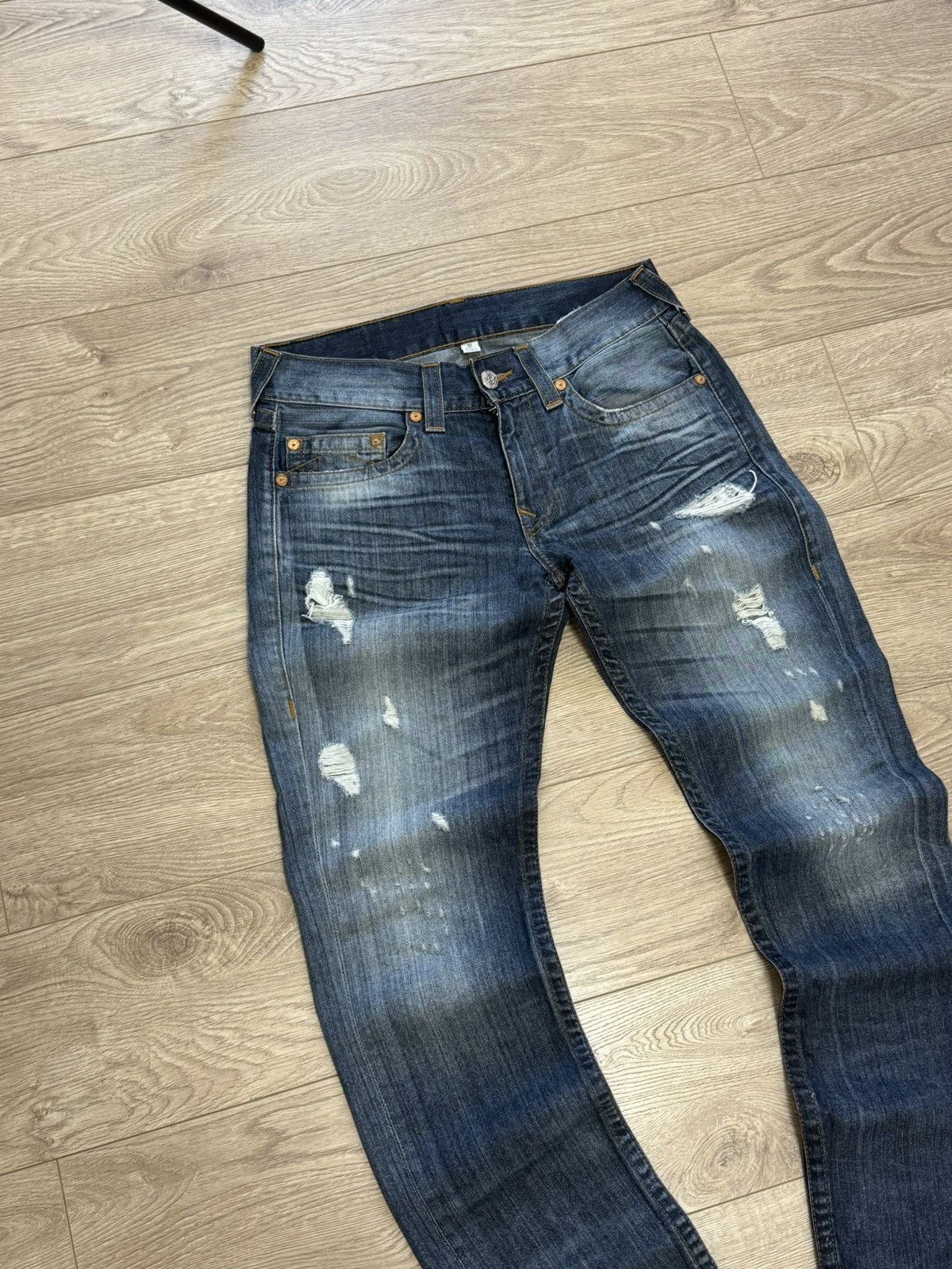 True Religion True Religion Y2K denim distressed vintage retro pants jeans Size US 32 / EU 48 - 10 Thumbnail
