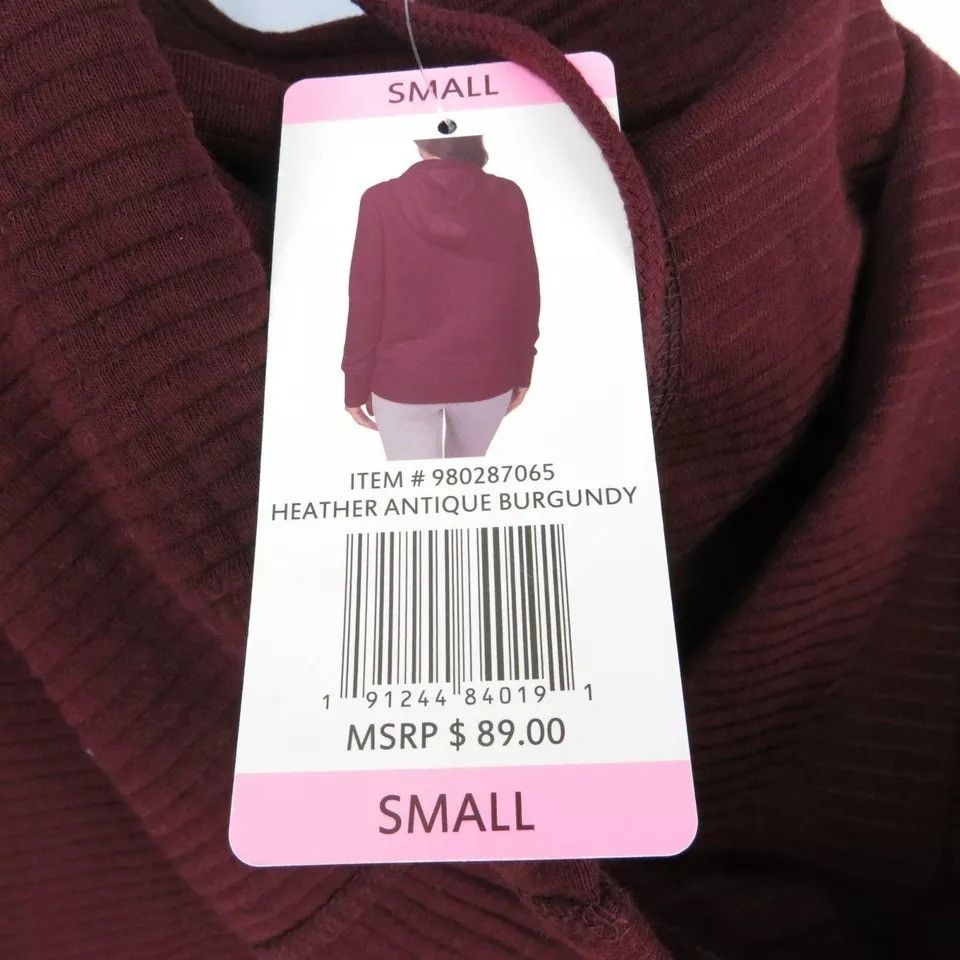 Other Active Life Women's Burgundy Zip Up Hoodie Small NWT $89 Size S / US 4 / IT 40 - 6 Thumbnail