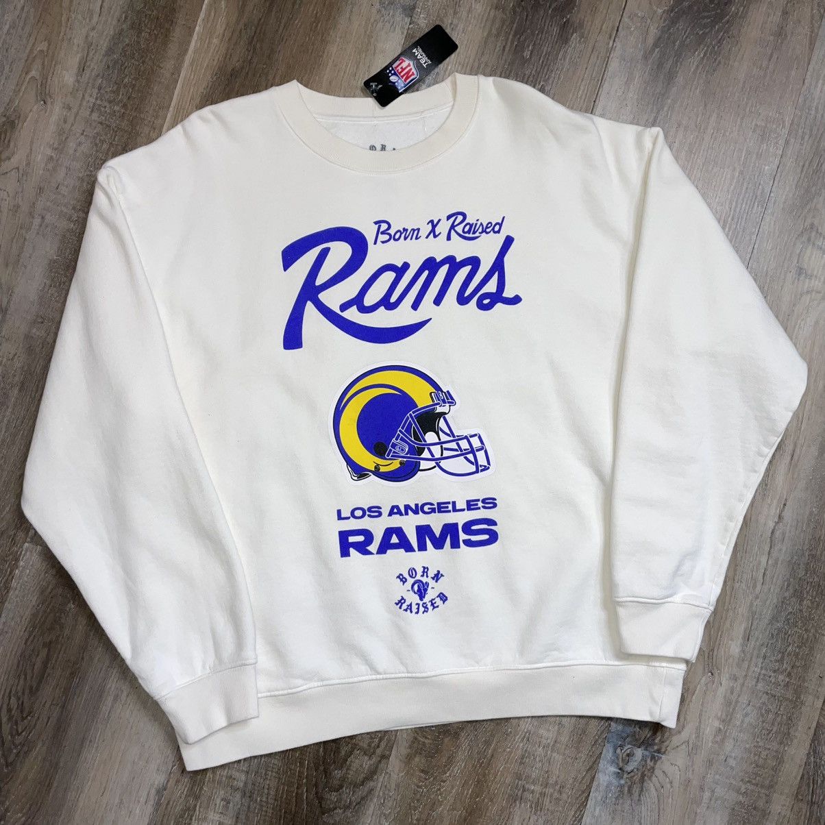 Born X Raised × NFL Born x Raised Los Angeles Rams Crewneck Mens XL BNWT NFL NEW Size US XL / EU 56 / 4 - 1 Thumbnail