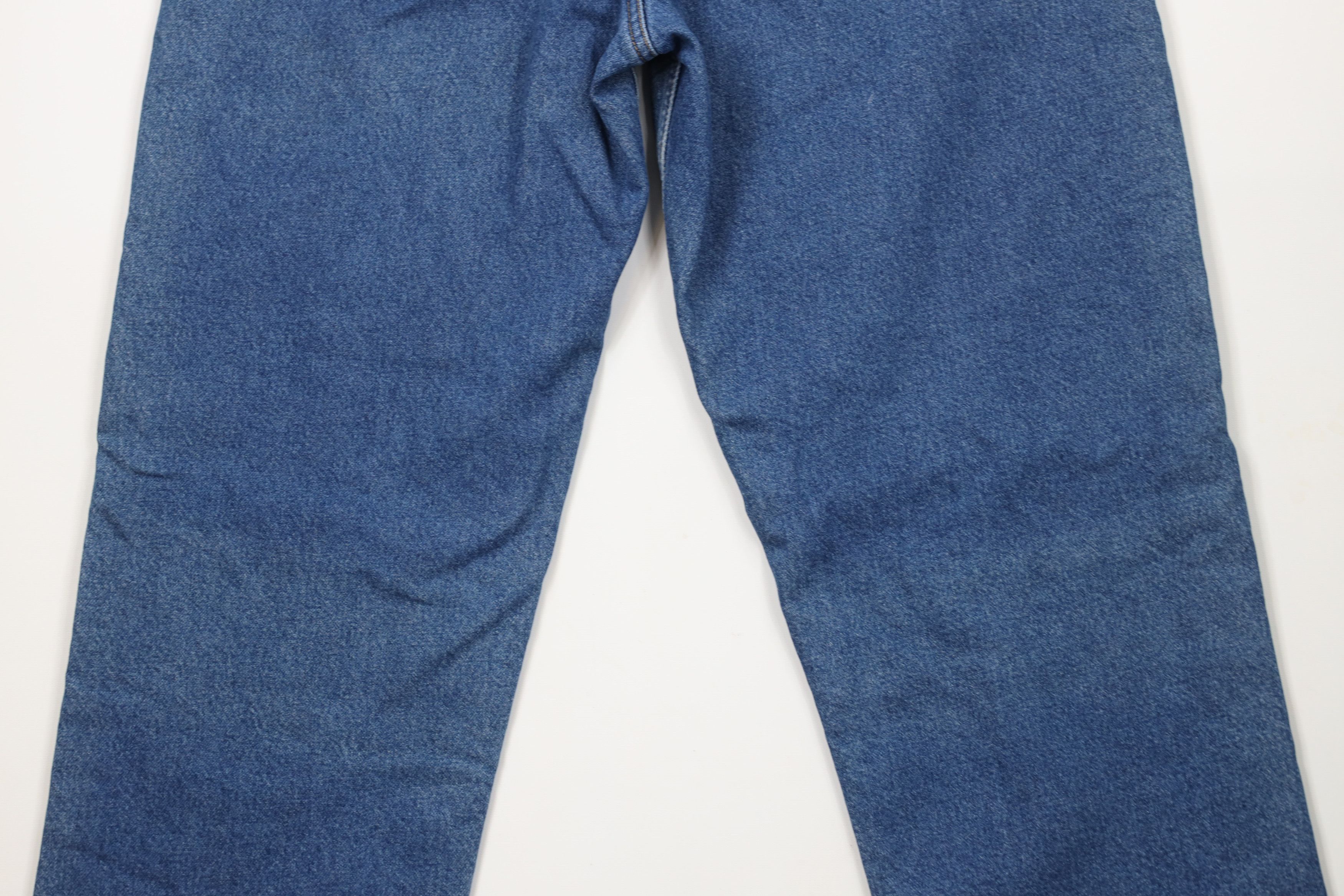 Carhartt × Vintage Vintage Carhartt Fleece Lined Relaxed Fit Denim Jeans Blue Size US 36 / EU 52 - 12 Thumbnail