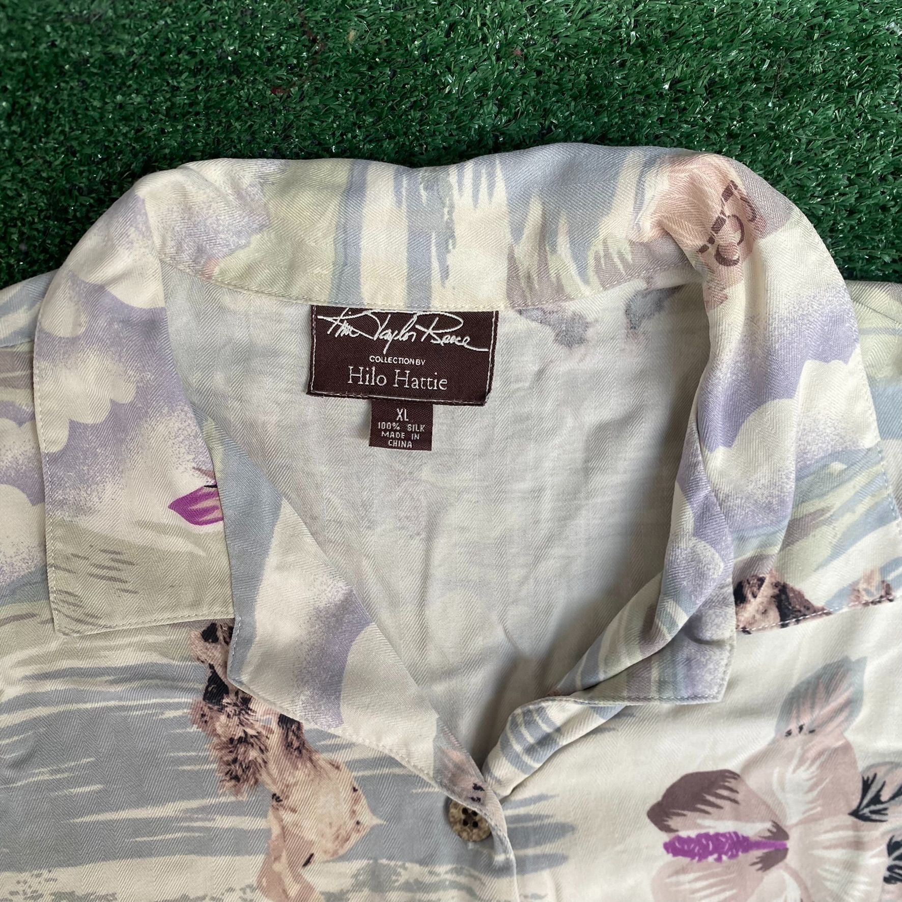 Hilo Hattie Vintage 90s Hawaiian Aloha Shirt Silk Hilo Hattie Tropical Size US M / EU 48-50 / 2 - 4 Thumbnail